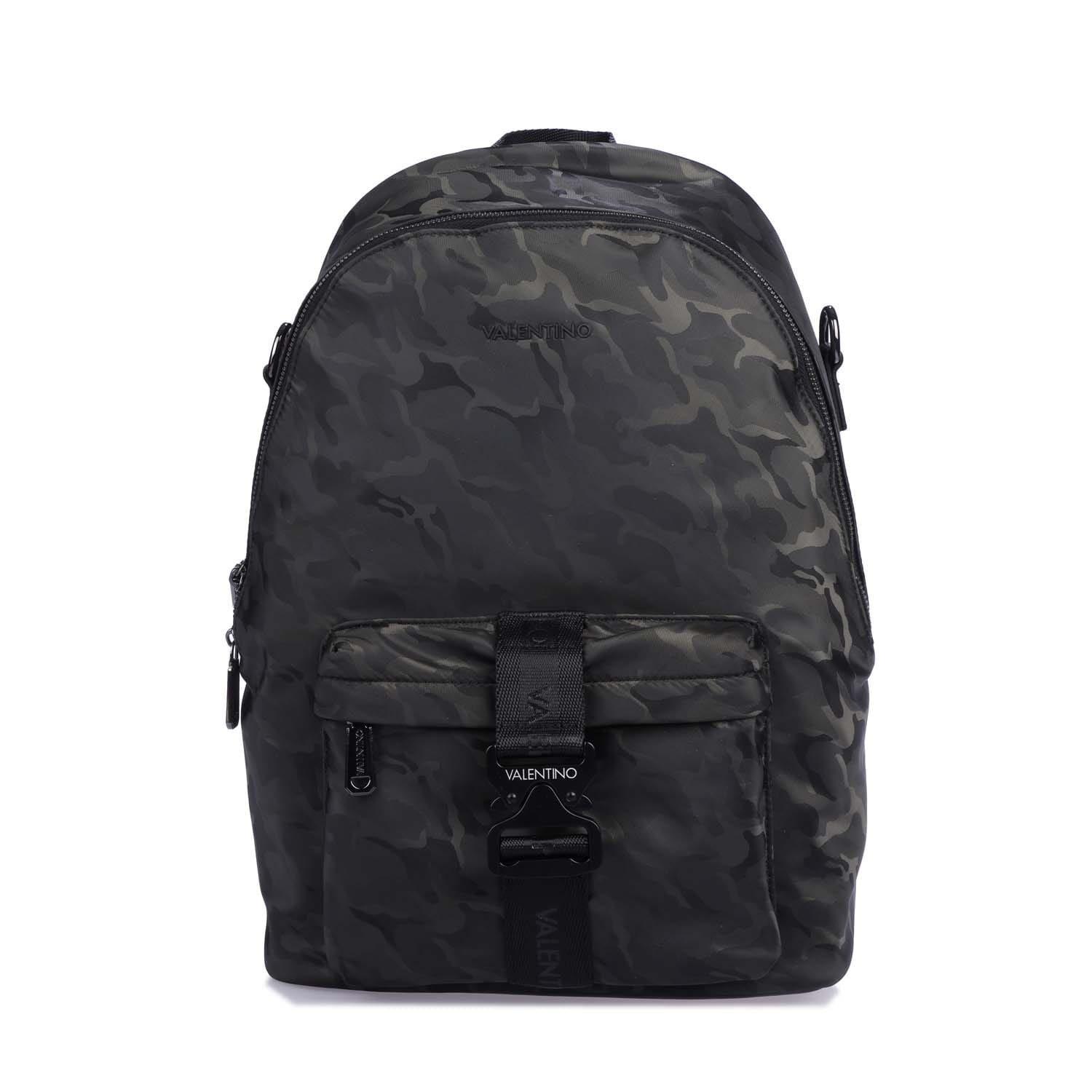 Grey - Valentino - Nachos Antrac/Multi Backpack - 1