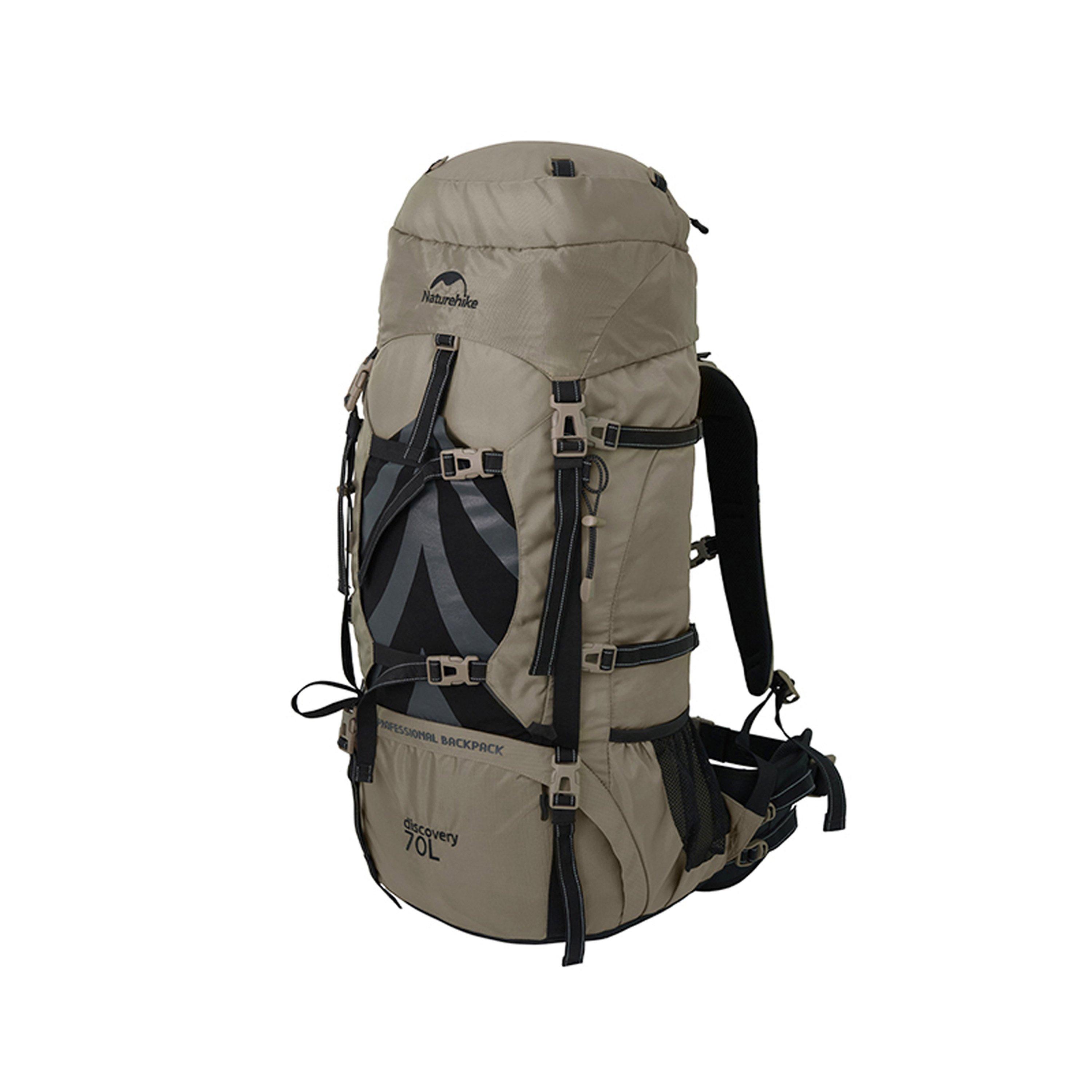Naturehike  70L Professional Mountaineering Backpack - Brown - 70L