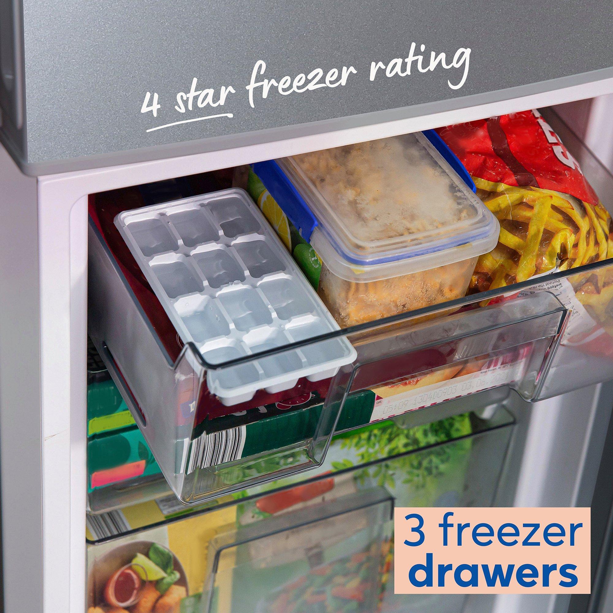 Silver - Russell Hobbs - RH145FF501E1S Freestanding Low Frost Fridge Freeze - 5