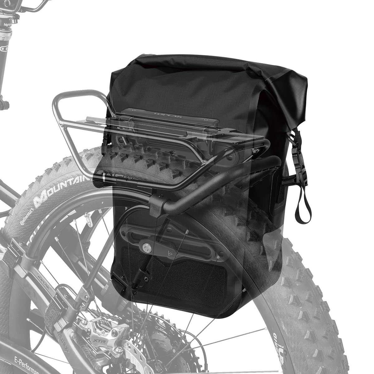 Black - Topeak - Drybag Pannier W/Quicklock 16L - 4