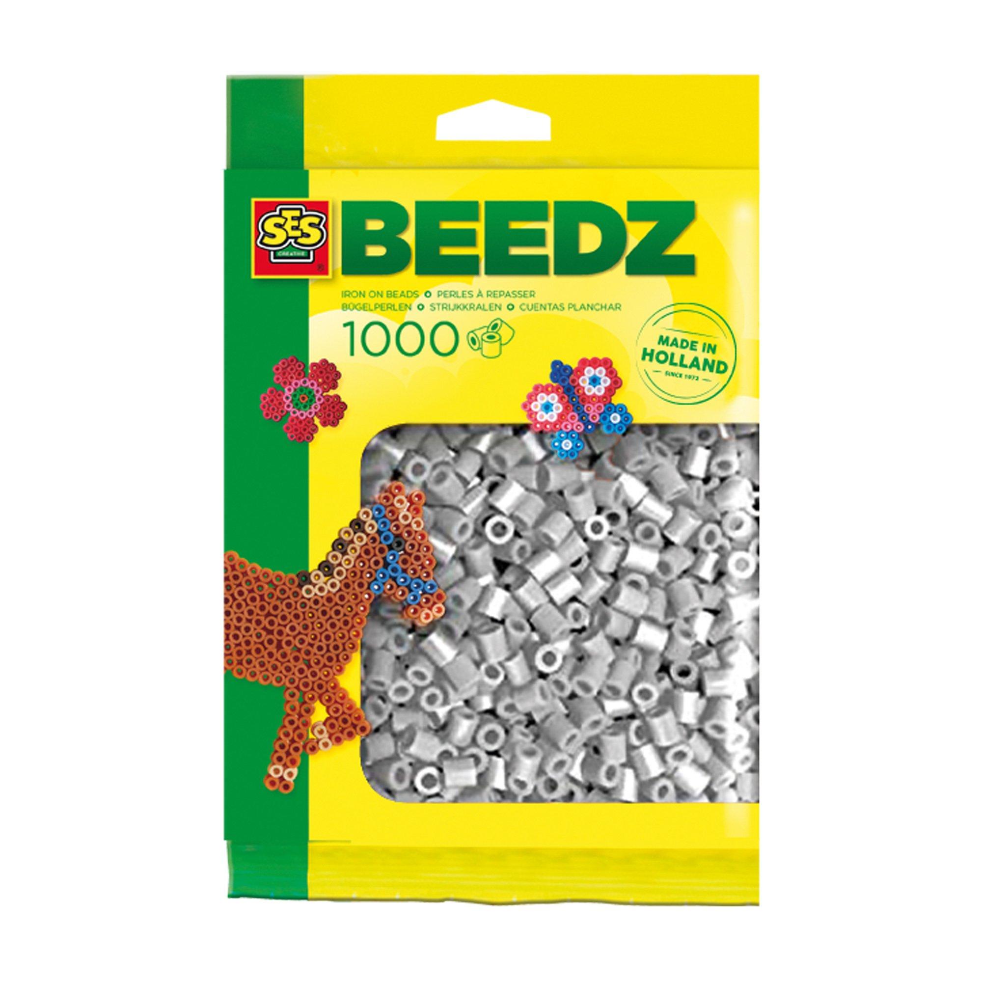 Multi - SES Creative - Iron on beads 1000 grey - 1