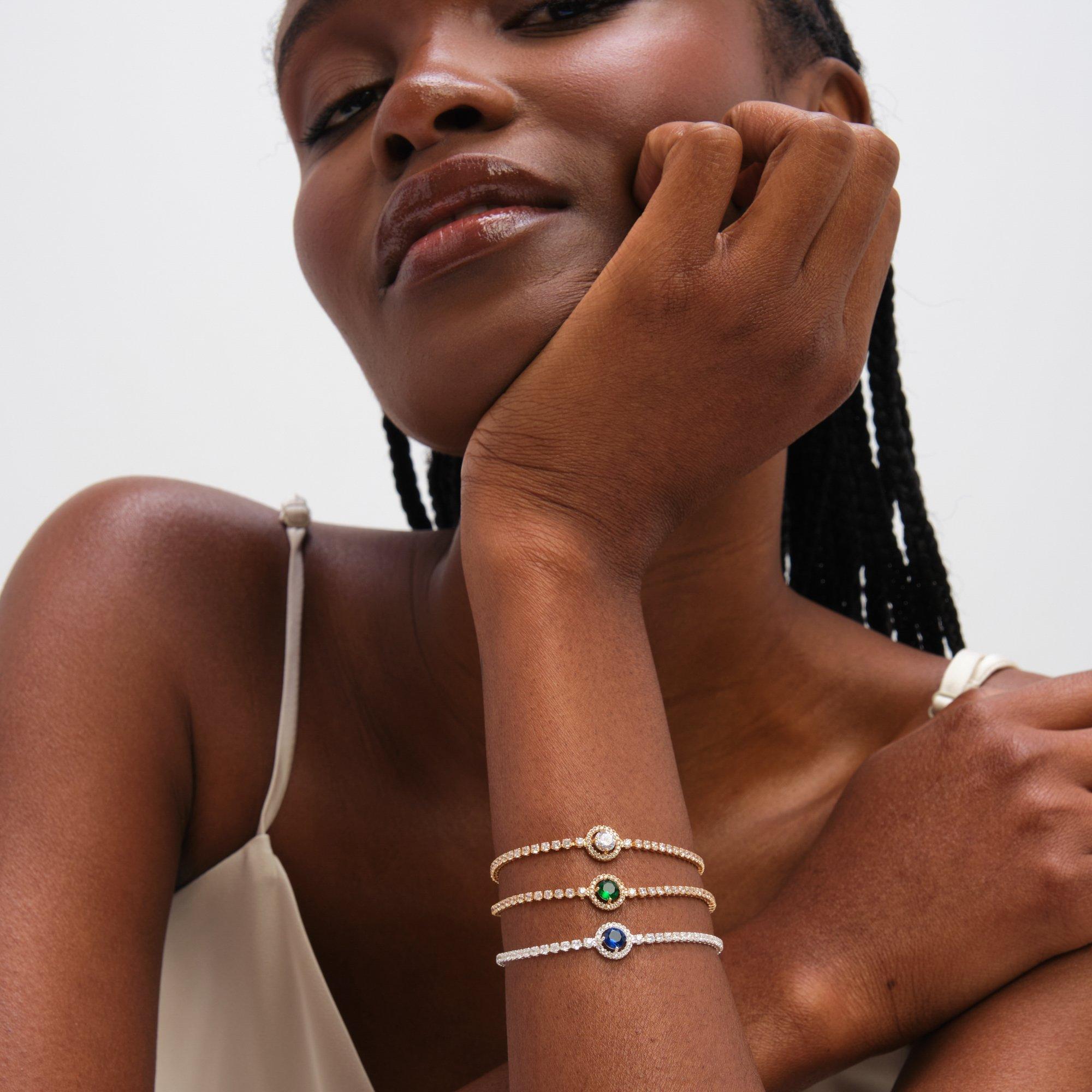 Silver - Jon Richard - Gold Plated Turquoise Long Clover Necklace - 2