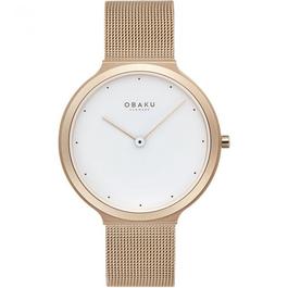 Obaku Ladies Obaku Satin Lille Rose Watch