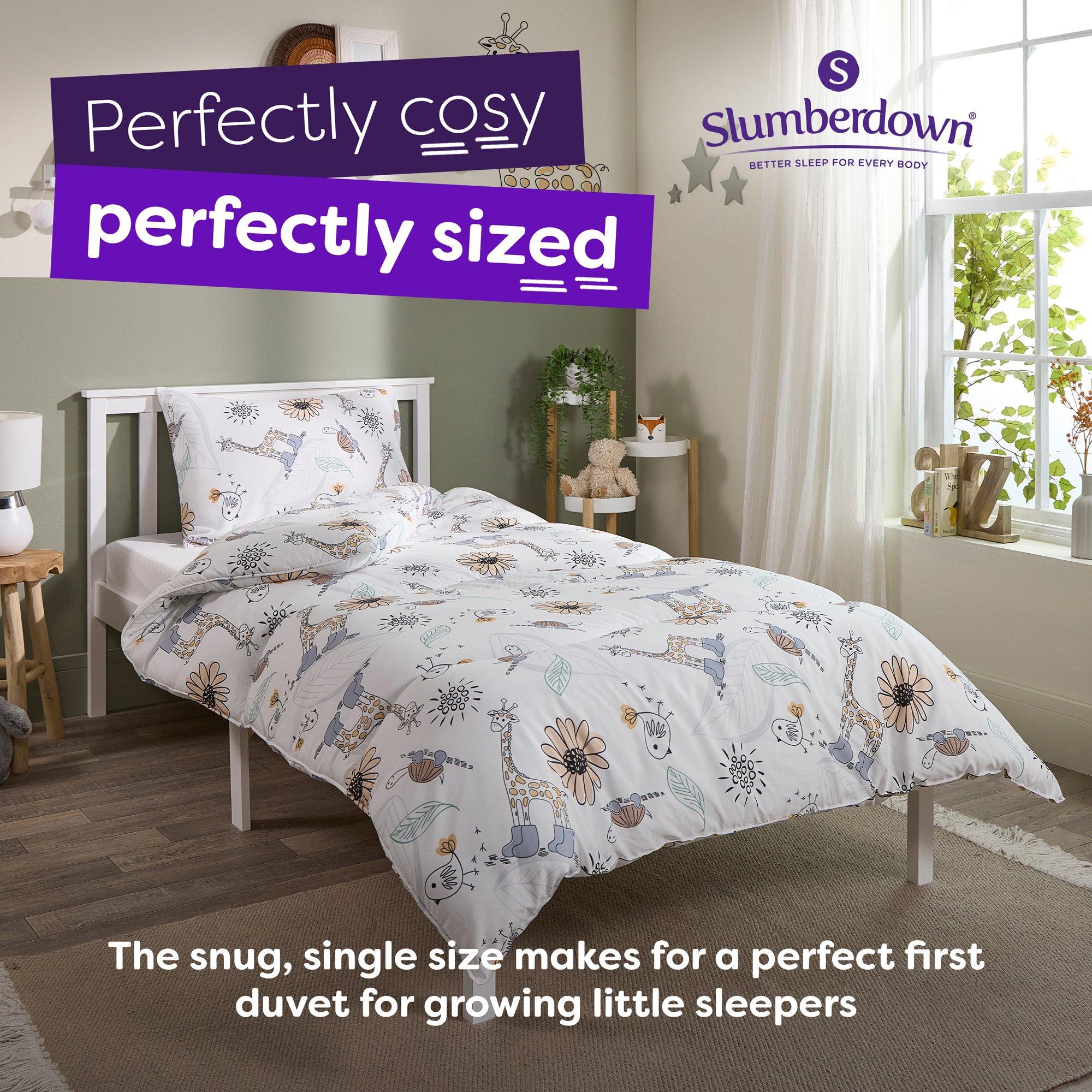 Animal Print - Slumberdown - Kids Animal Print Coverless Comfort 4.5 Tog Duvet - 2