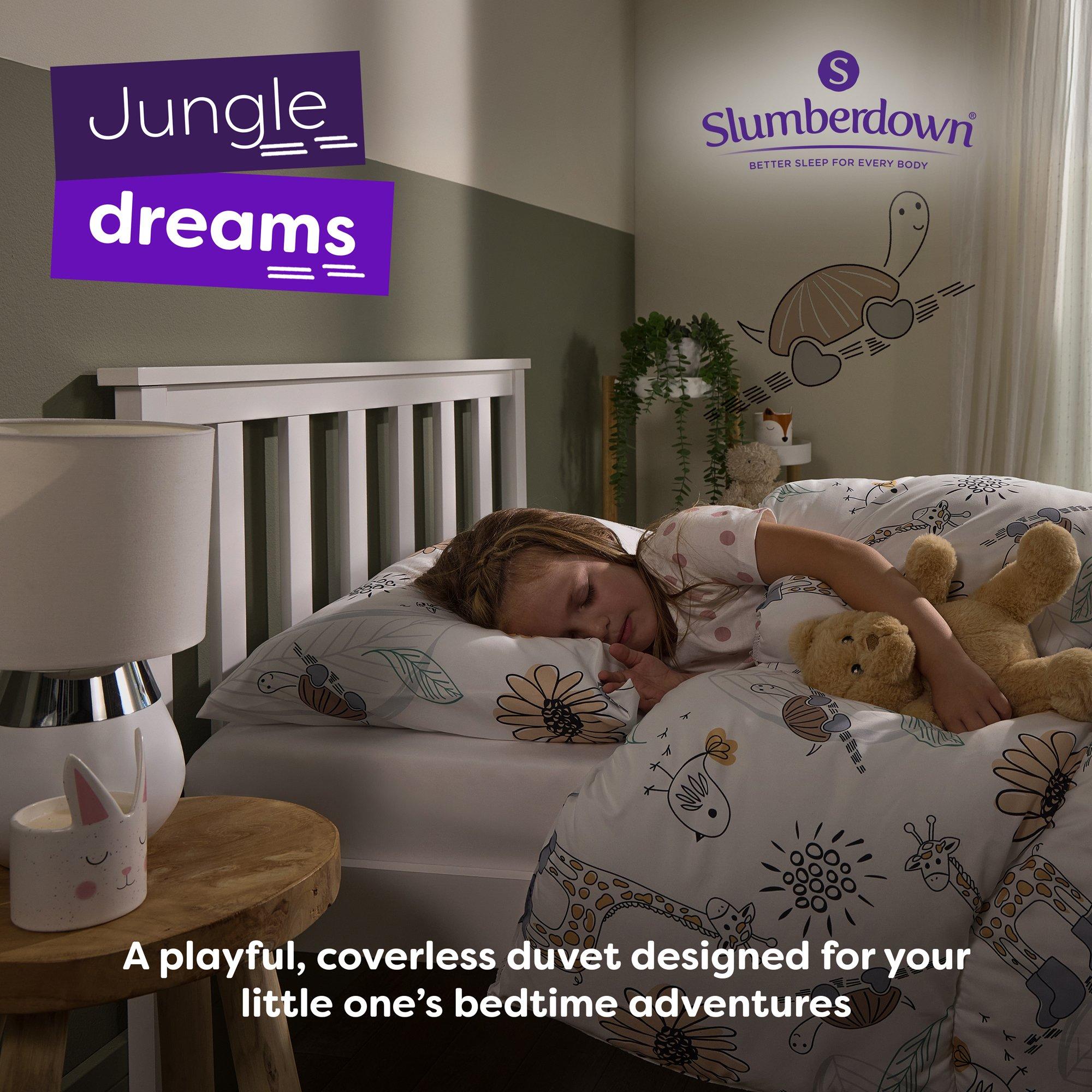 Animal Print - Slumberdown - Kids Animal Print Coverless Comfort 4.5 Tog Duvet - 3