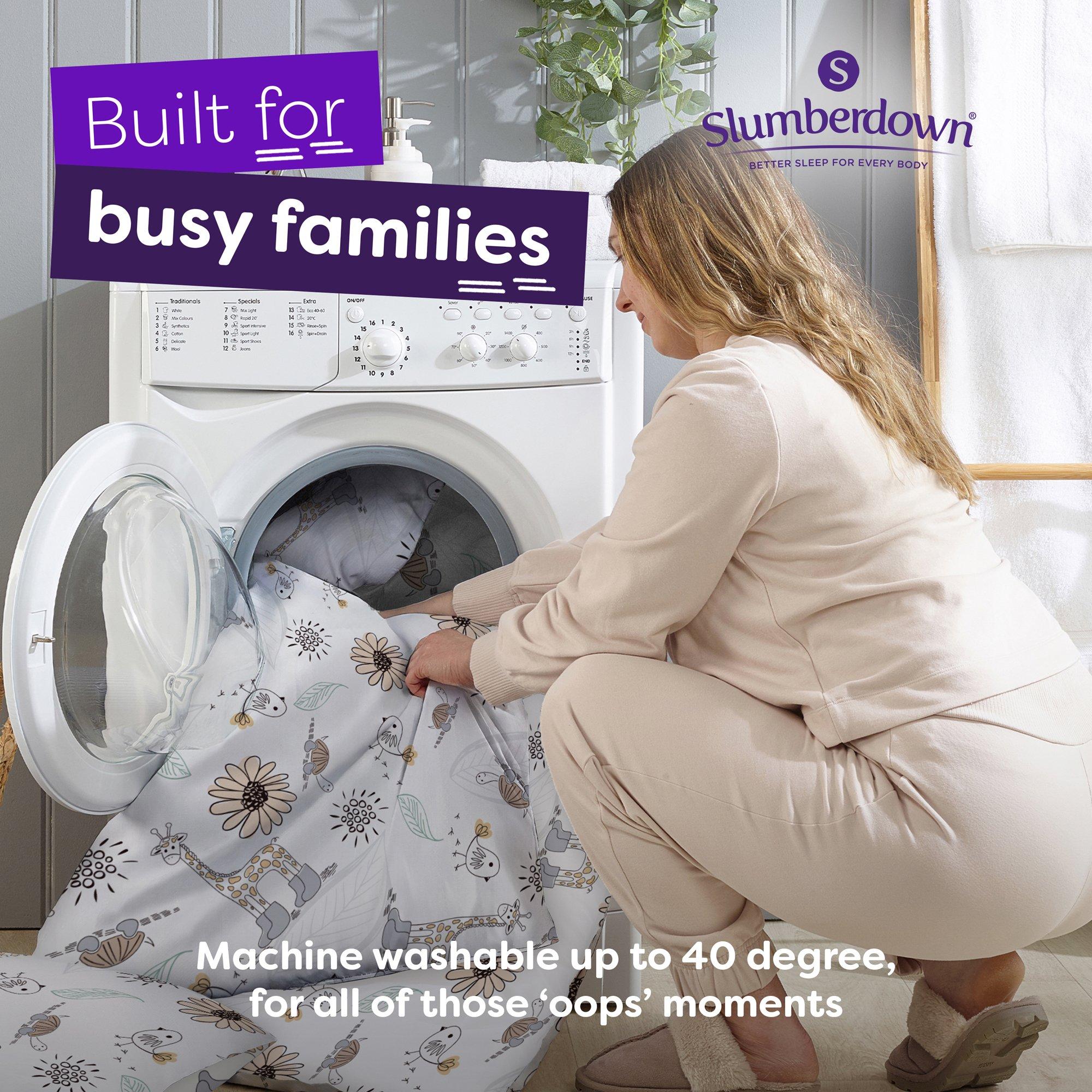 Animal Print - Slumberdown - Kids Animal Print Coverless Comfort 4.5 Tog Duvet - 5