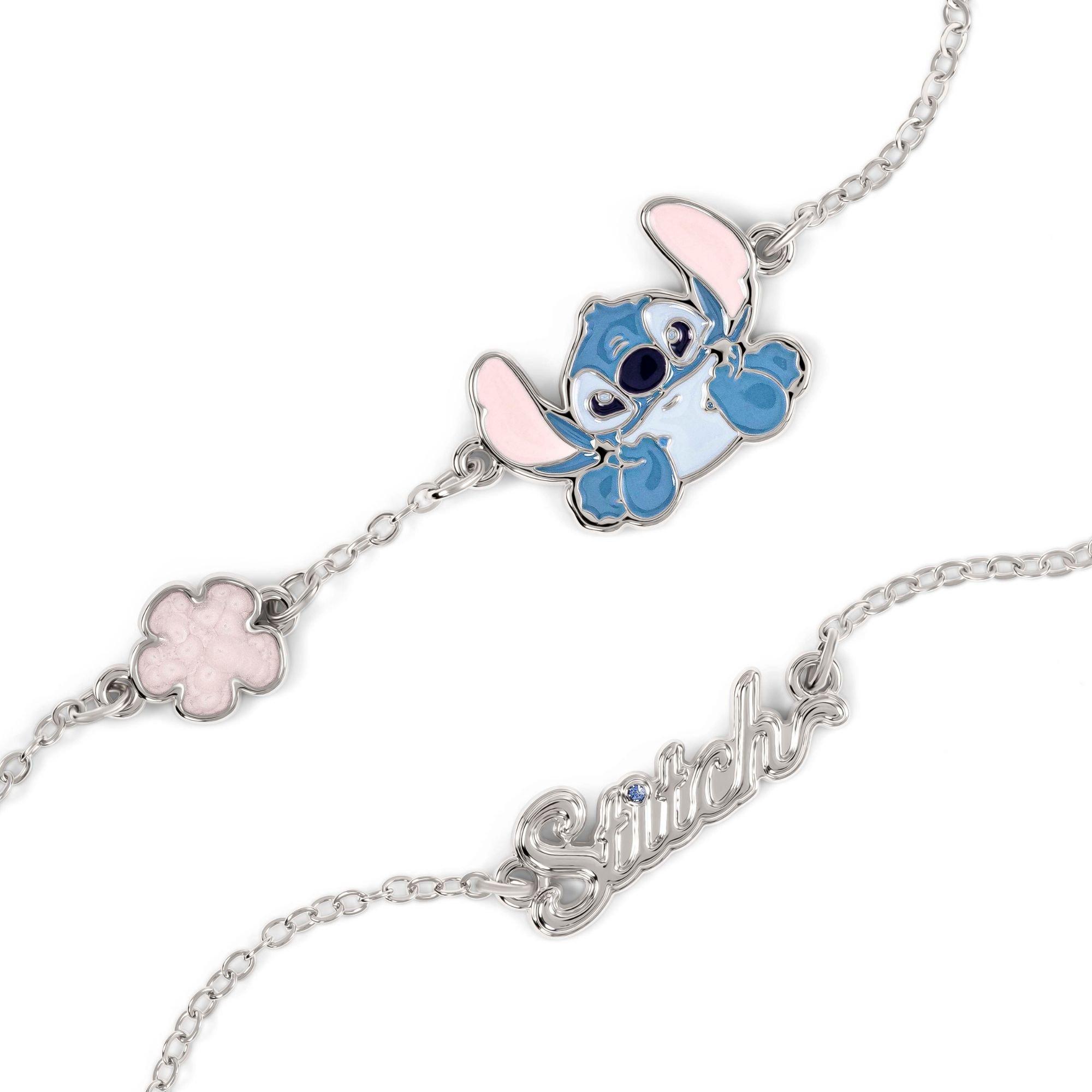 Silver - Disney Stitch - Stitch silver plated 2 PC bracelet set - 3
