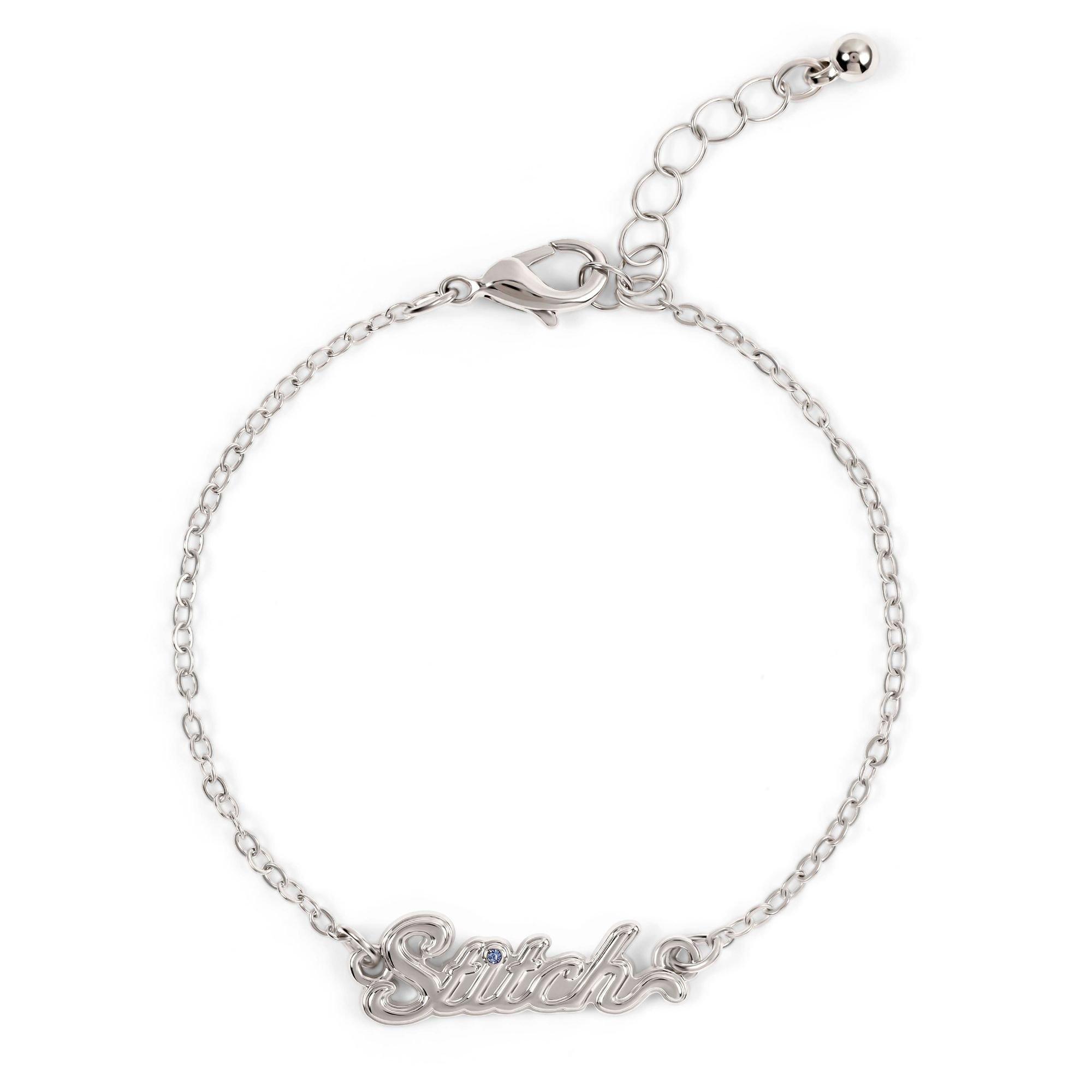 Silver - Disney Stitch - Stitch silver plated 2 PC bracelet set - 6