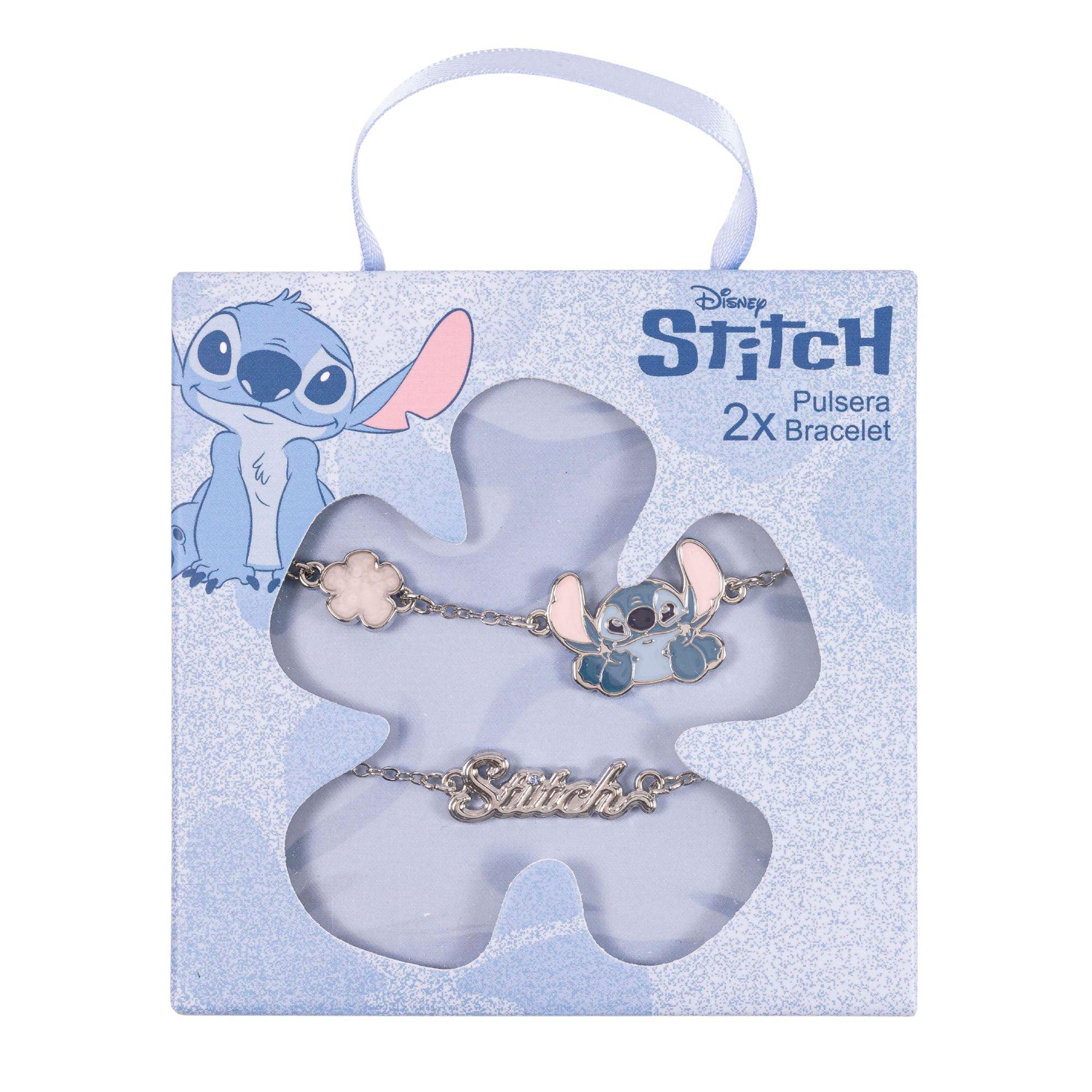 Silver - Disney Stitch - Stitch silver plated 2 PC bracelet set - 7