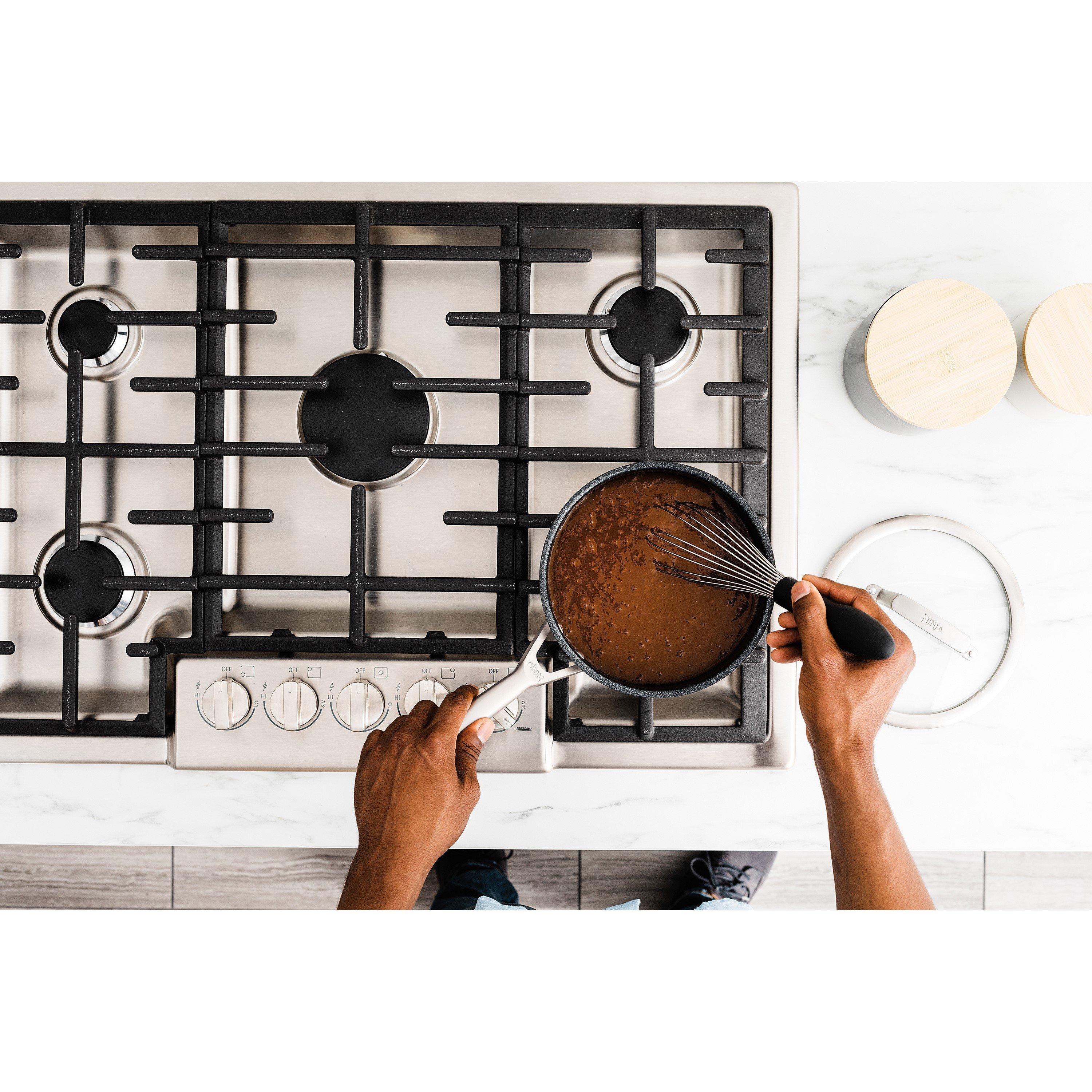 Stainless Steel - Ninja - Ninja Foodi ZEROSTICK 3-Piece Pan Set - 4