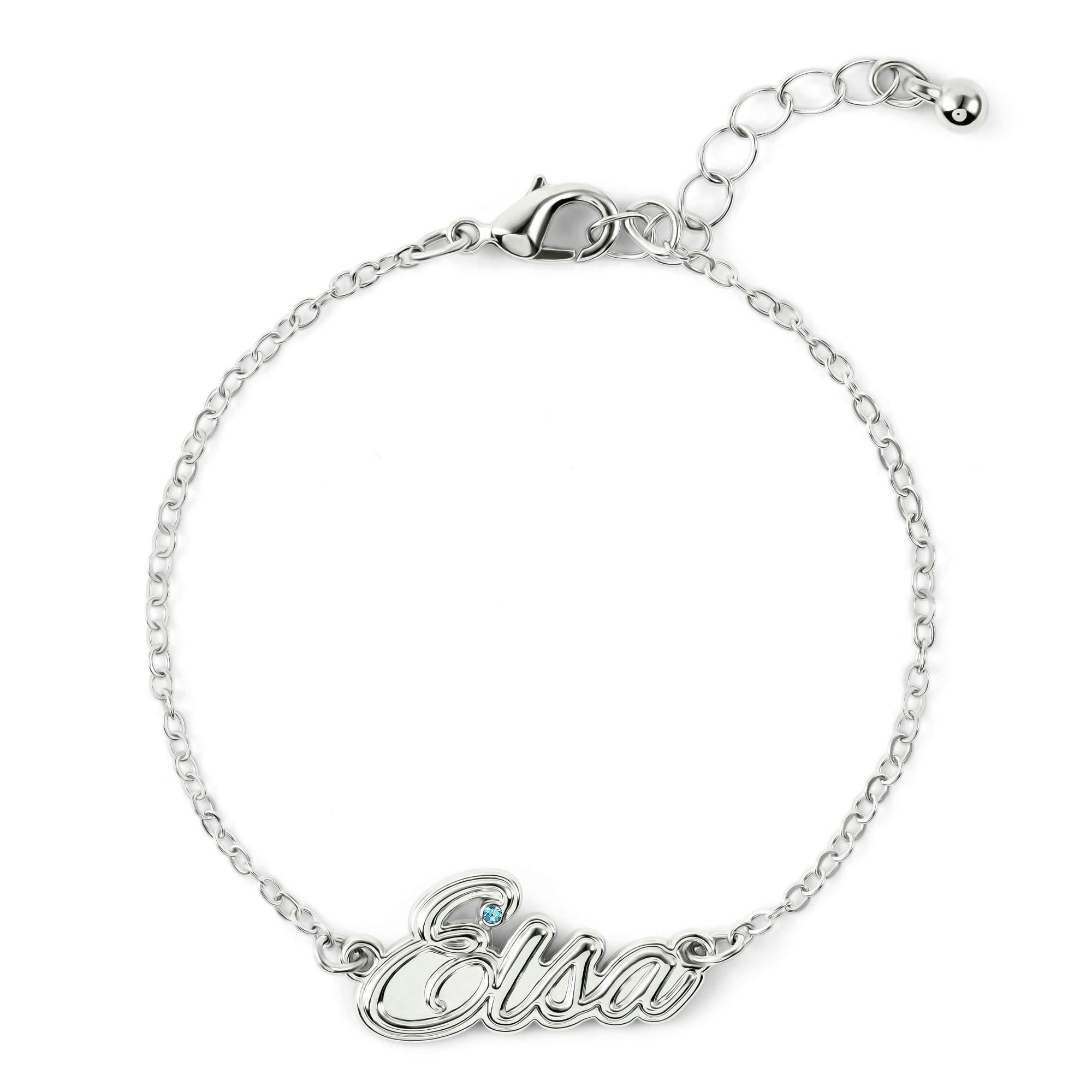 Silver - Disney - Disney Frozen silver plated 2 PC bracelet set - 4