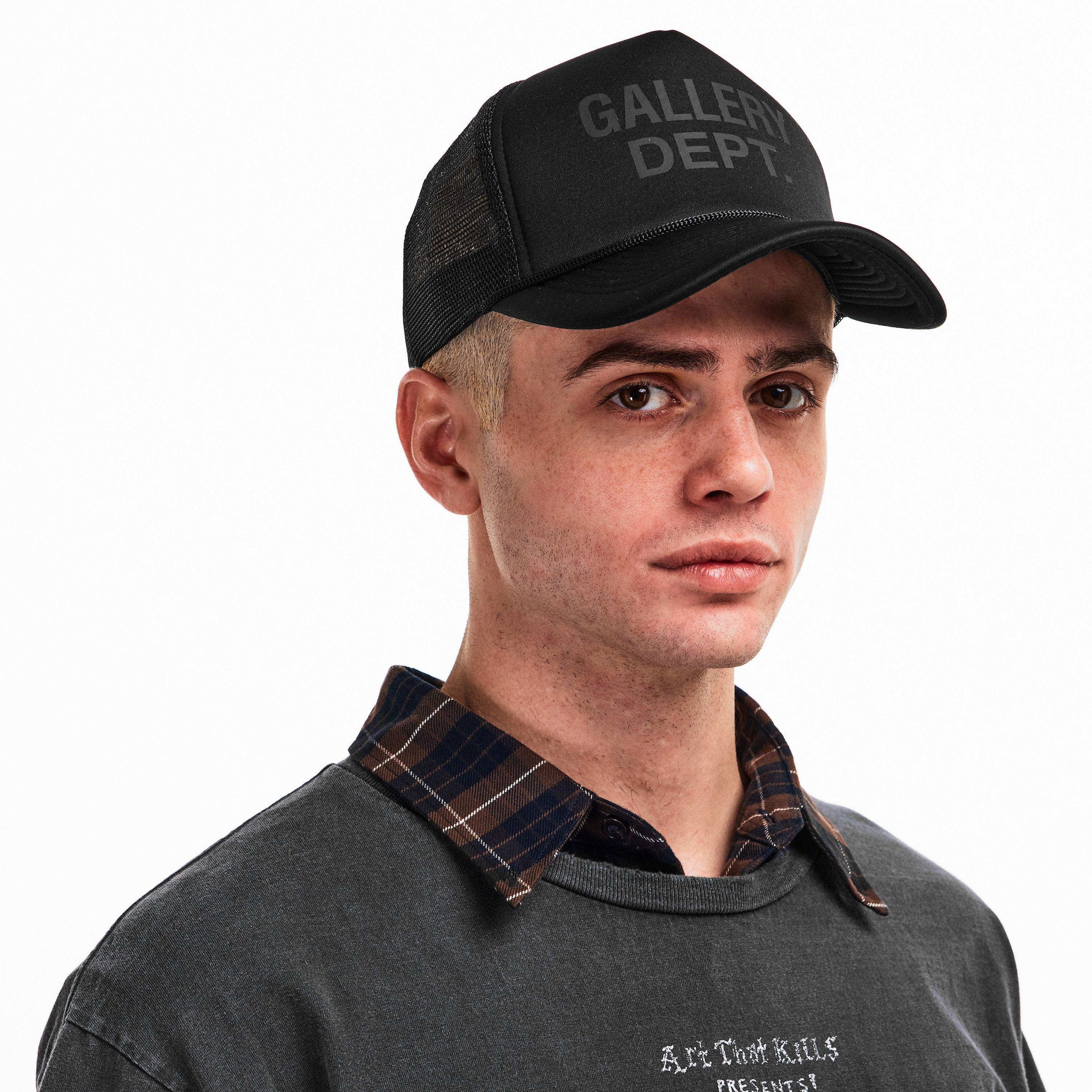 Black - Gallery Dept - Men's Logo Track Baseball Cap - 3