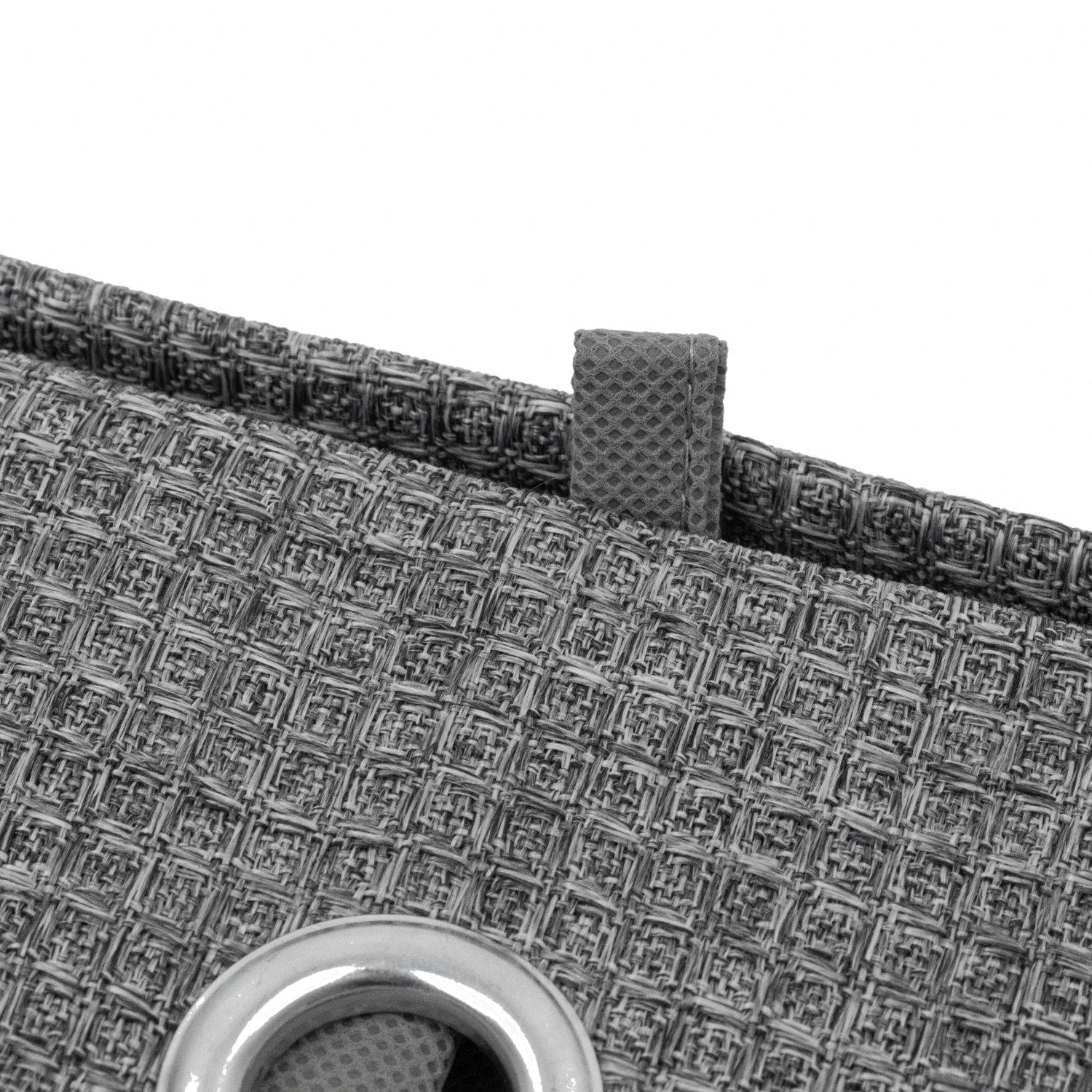 Grey - JVL - Chroma Foldable Cube Organiser Box with Lid - 5