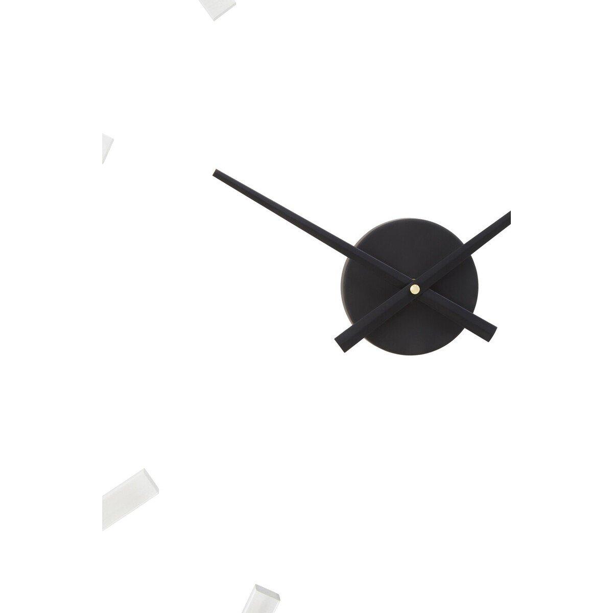 Black - Premier Housewares - Beauly Black Finish Metal Wall Clock - 2