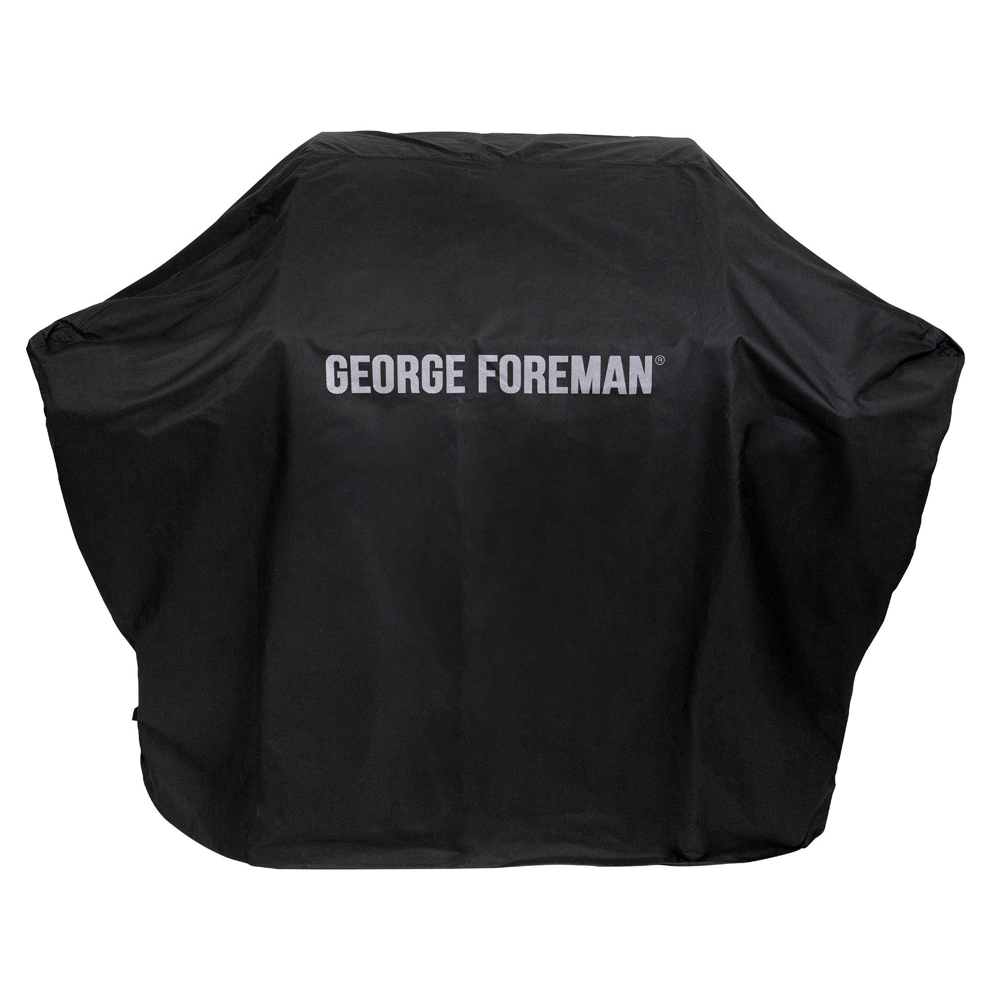 Black - George Foreman - GFGBBQ6B1B-C 7 Gas Burner 6 + 1 BBQ in Black - 10