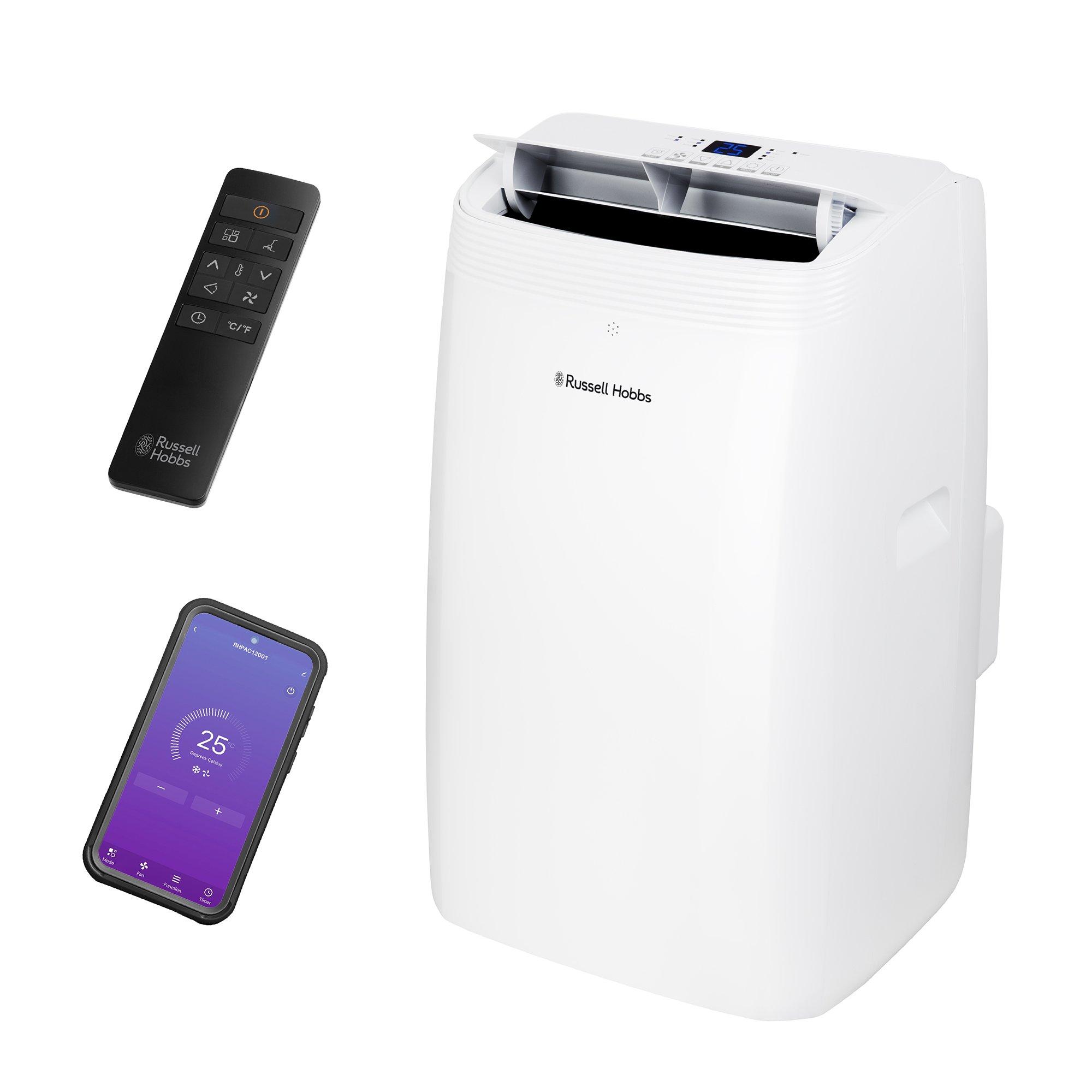 White - Russell Hobbs - RHPAC12001 Portable Air Conditioner in White - 2