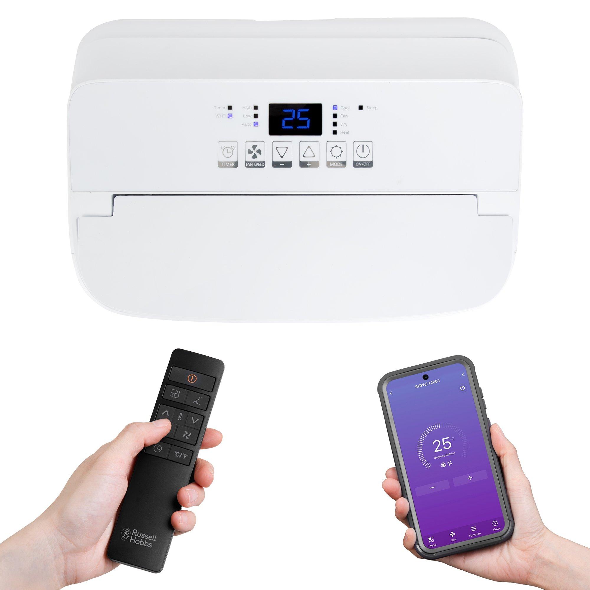 White - Russell Hobbs - RHPAC12001 Portable Air Conditioner in White - 5