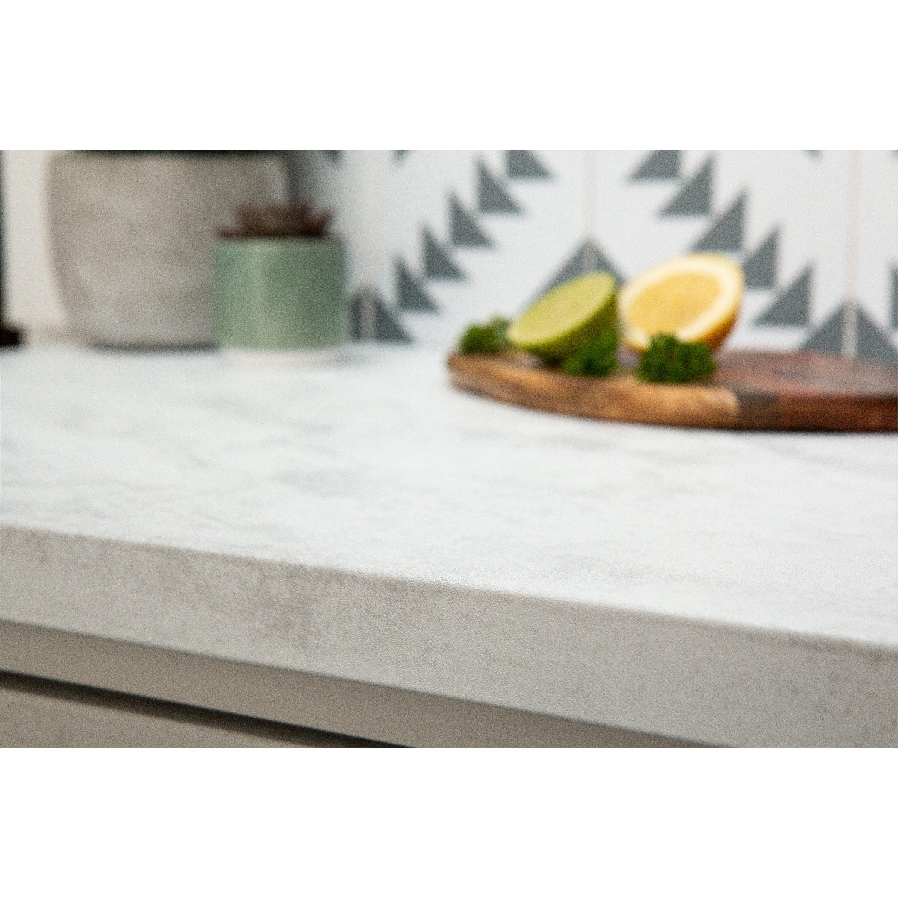 White - D C Fix - dc fix Concrete White Self Adhesive Vinyl Pack 3 - 2