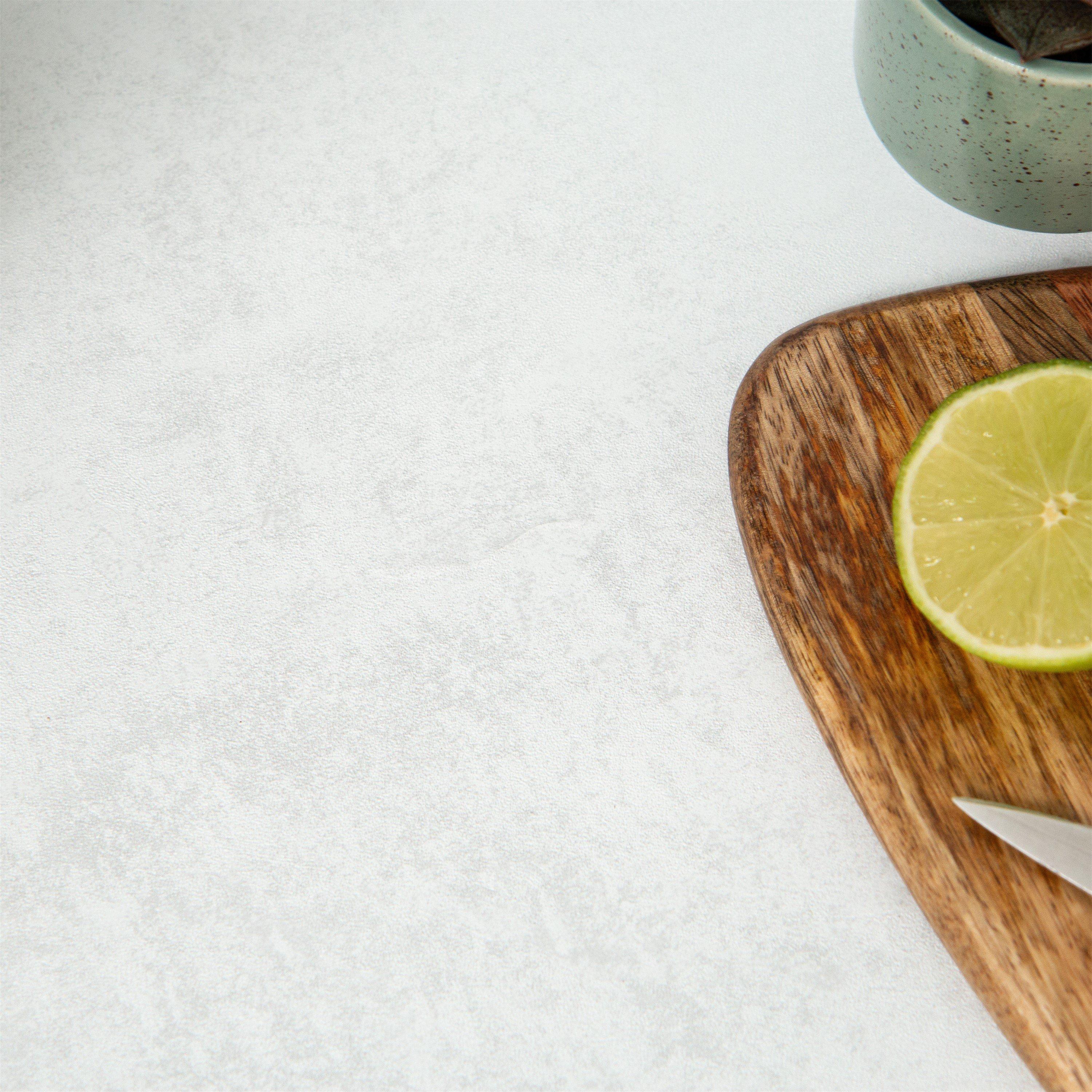 White - D C Fix - dc fix Concrete White Self Adhesive Vinyl Pack 3 - 3