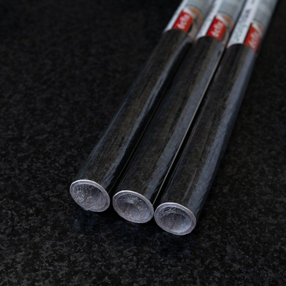 Black - D C Fix - Granite Black Self Adhesive Vinyl Pack 3 - 1