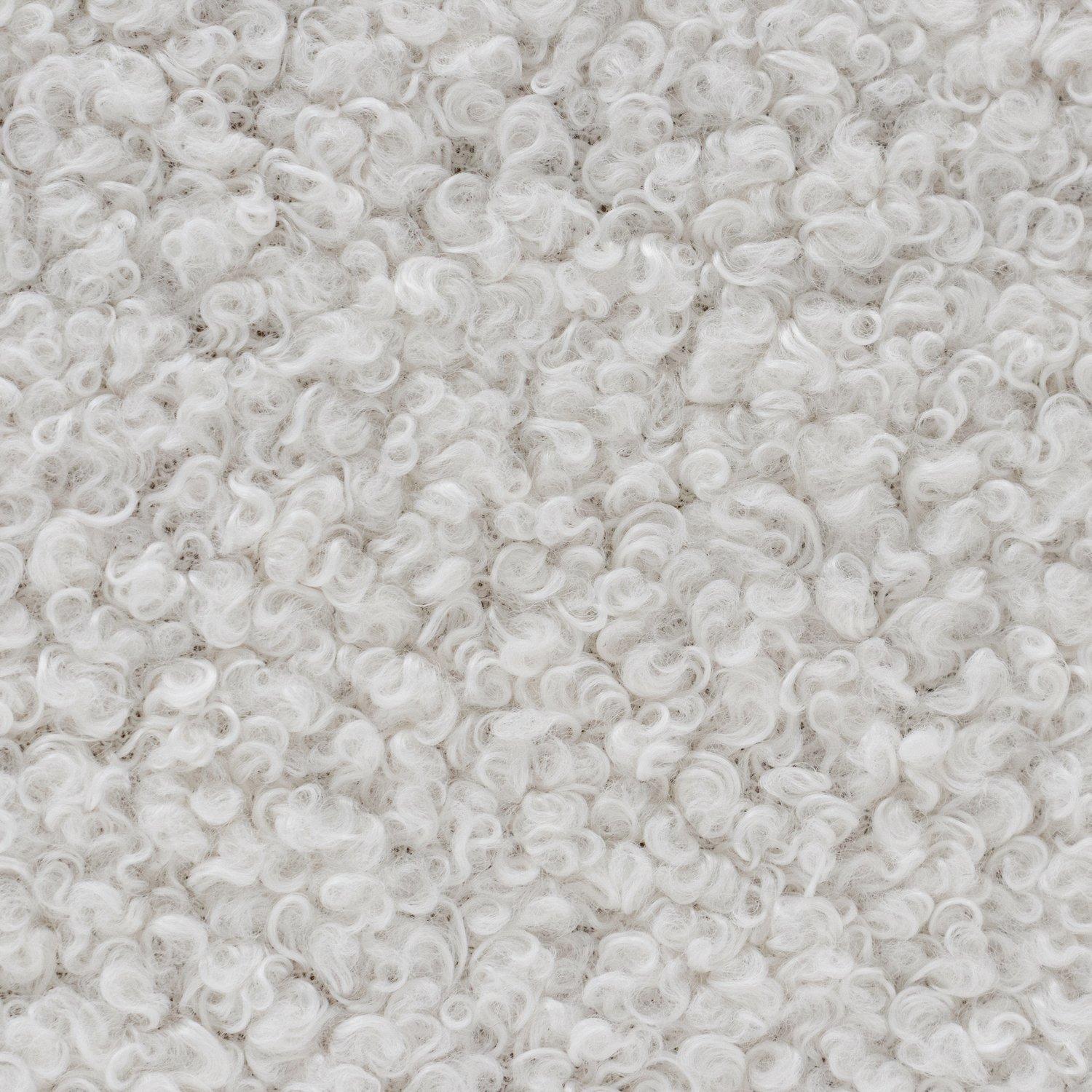 White - JVL - Shiro Set of 2 Boucle Fabric Rectangular Stora - 9