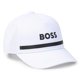 Boss Kids Logo Print Cap, Customisable Fit