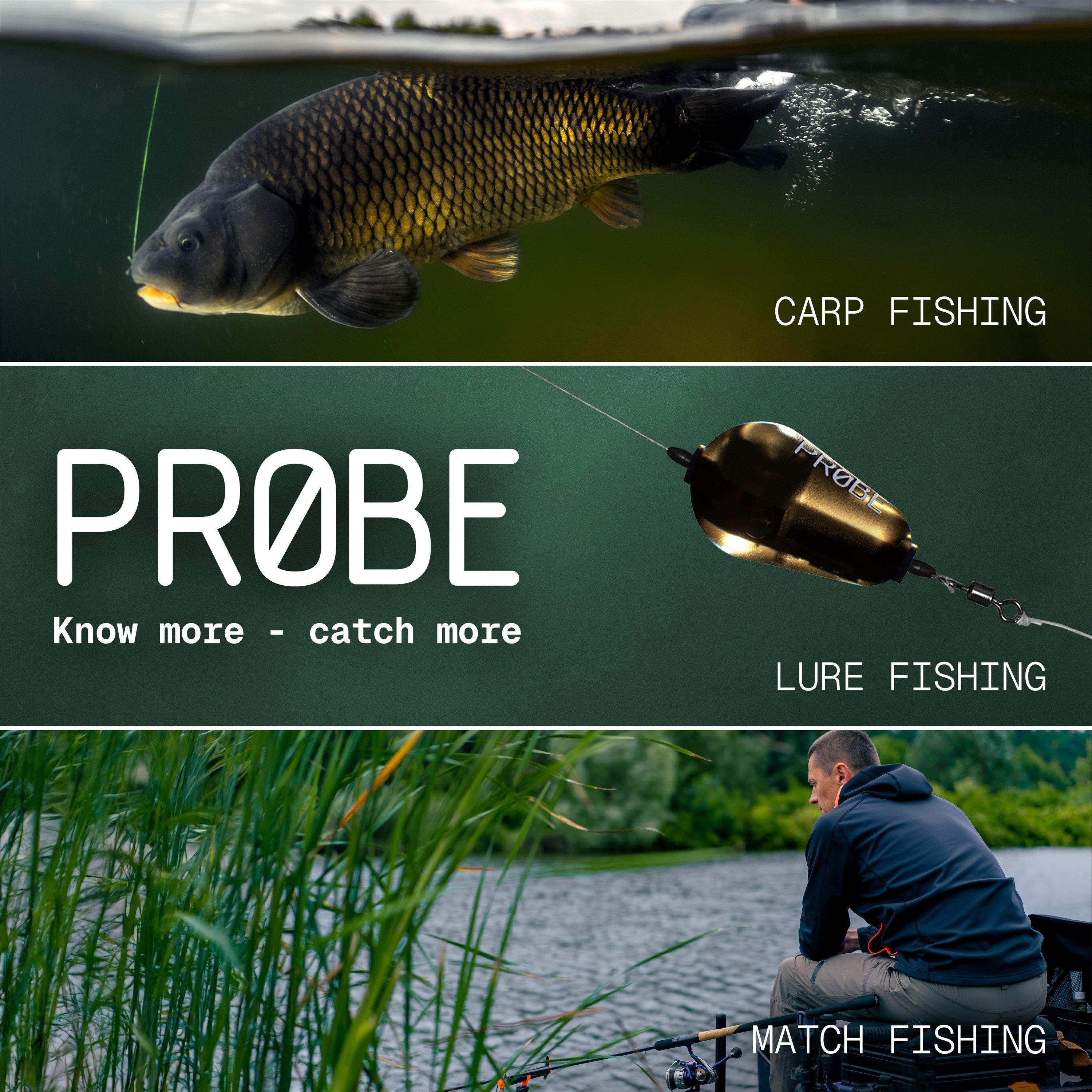 Black - Probe - Probe Smart Fishing Lure Tracker - 2