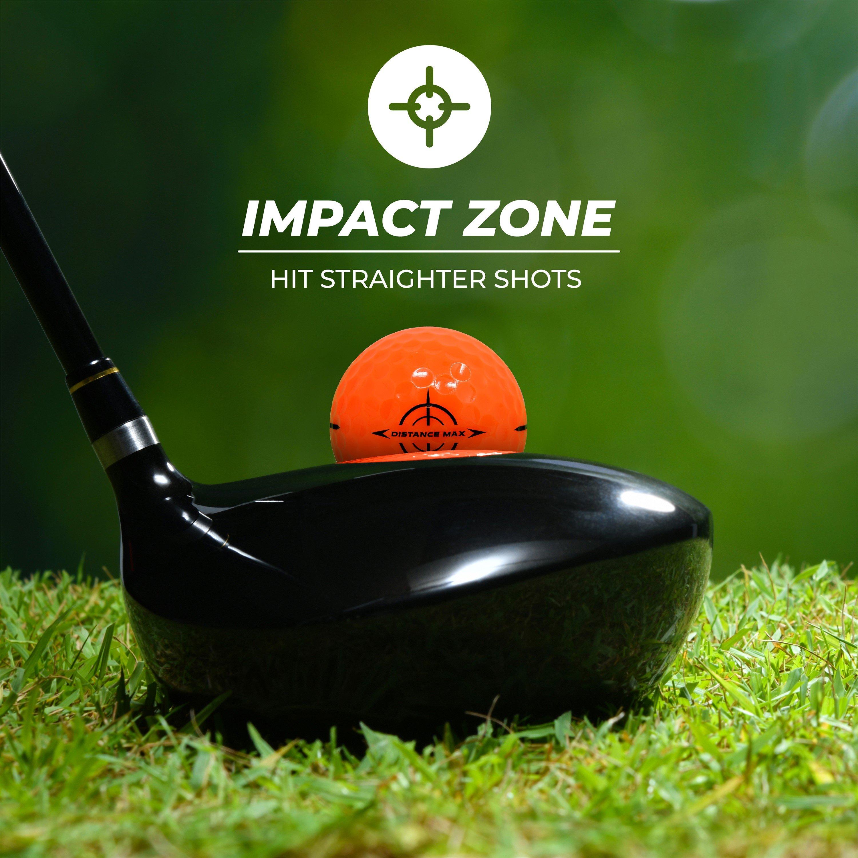 Orange - On Par - Distance Max Golf Balls 12 Pack x4 (48 Balls) - 4