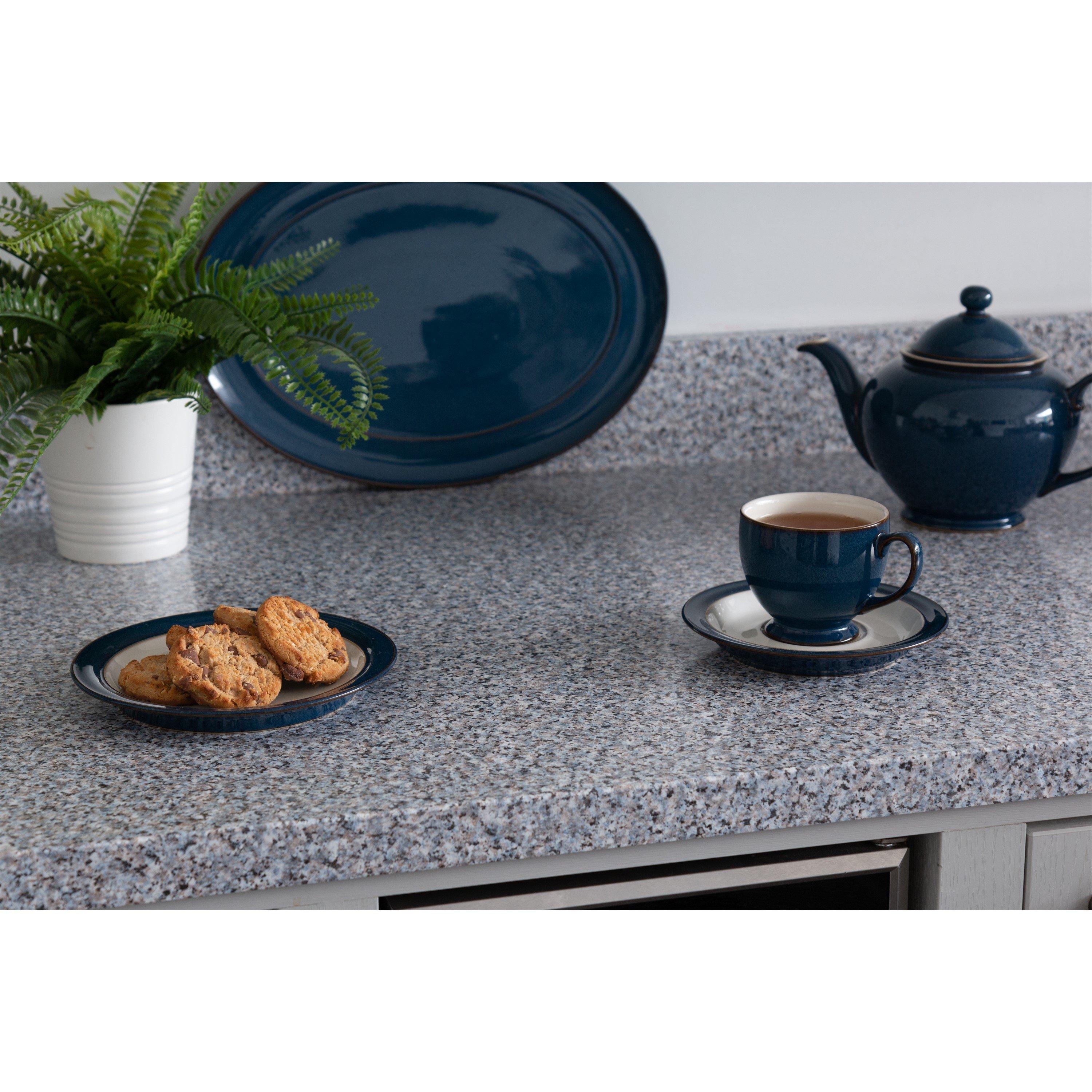 Grey - D C Fix - dc fix Granite Grey Self Adhesive Vinyl Pack 3 - 3