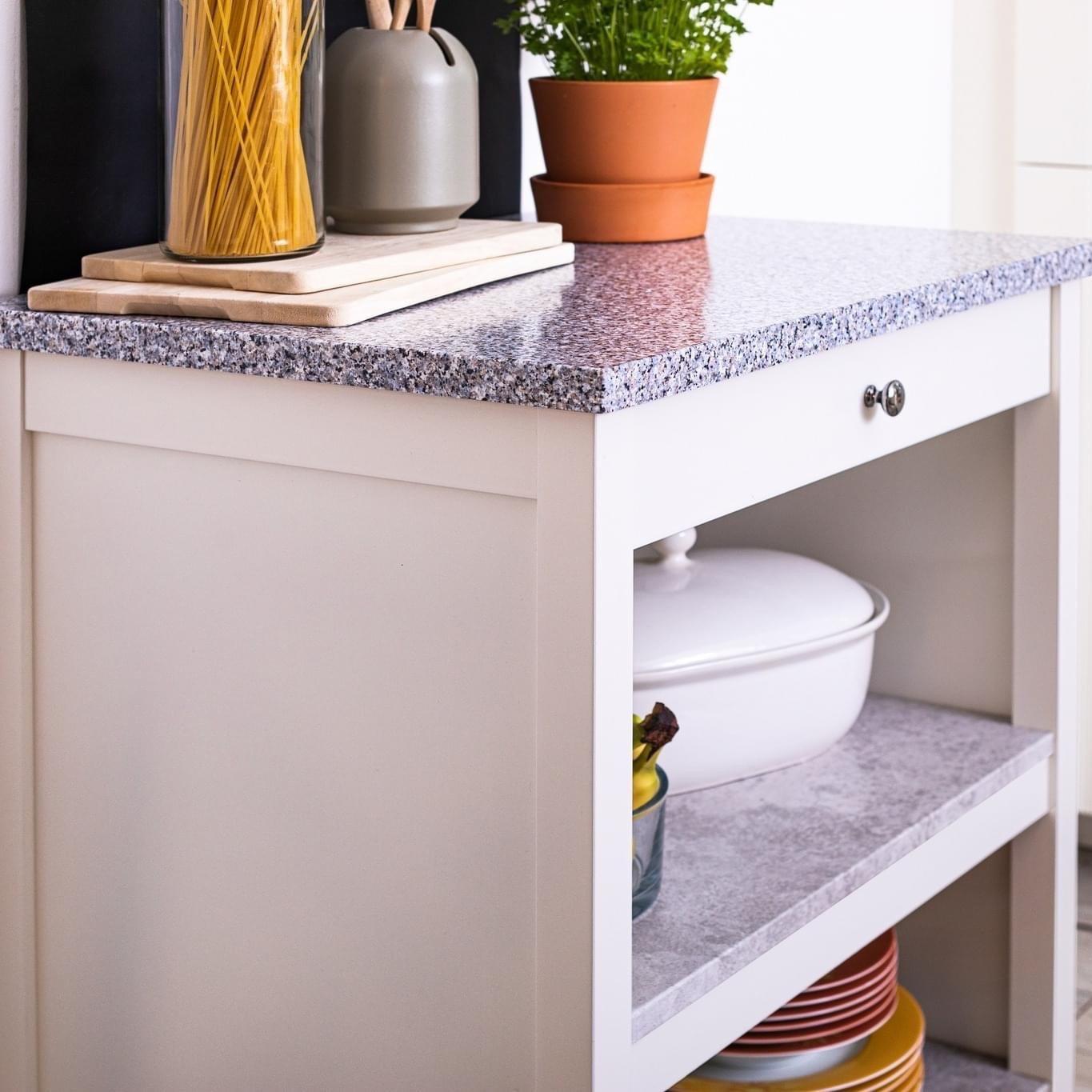 Grey - D C Fix - dc fix Granite Grey Self Adhesive Vinyl Pack 3 - 5