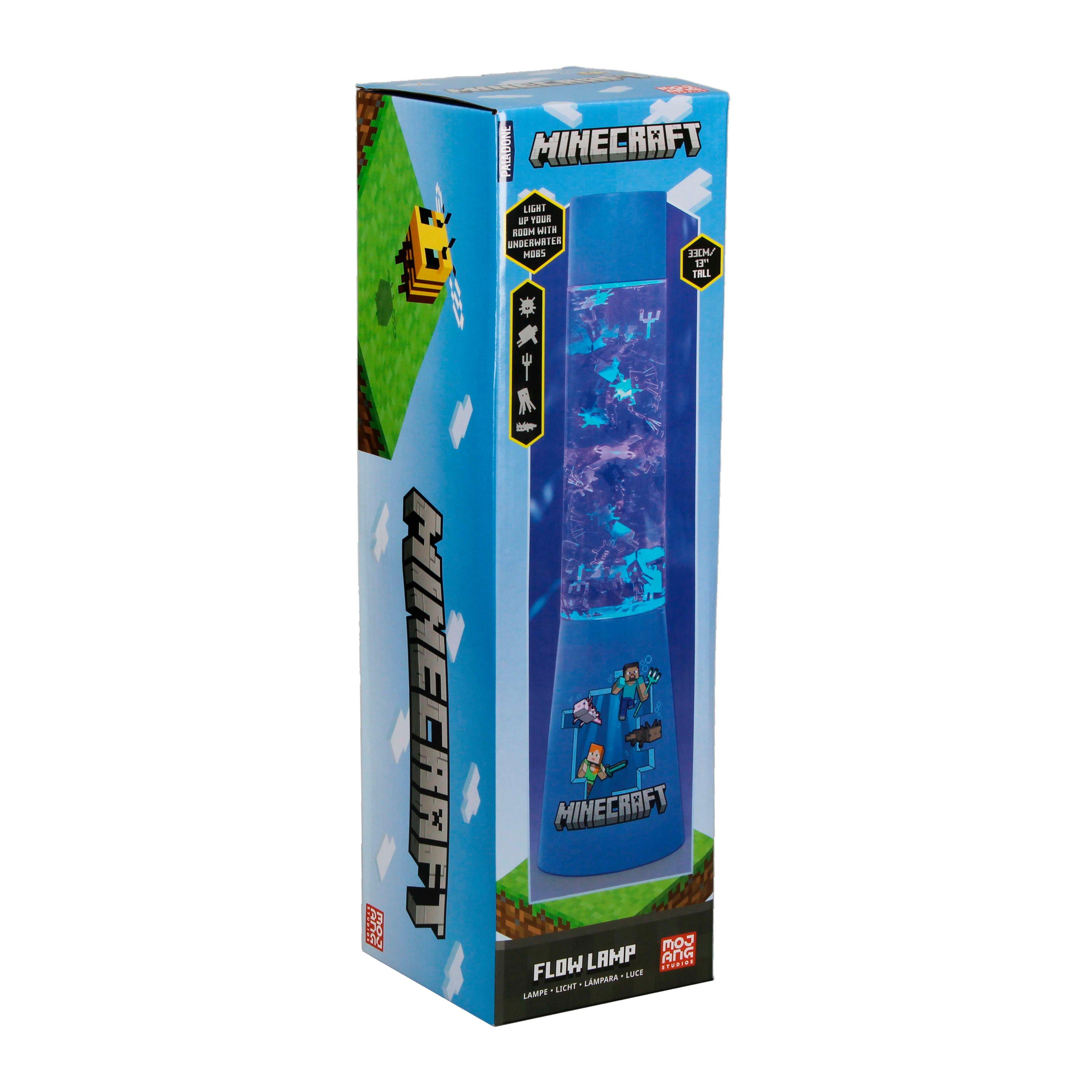 Merchandise - Paladone Products Ltd - Minecraft Plastic Flow Lamp 33cm - 3