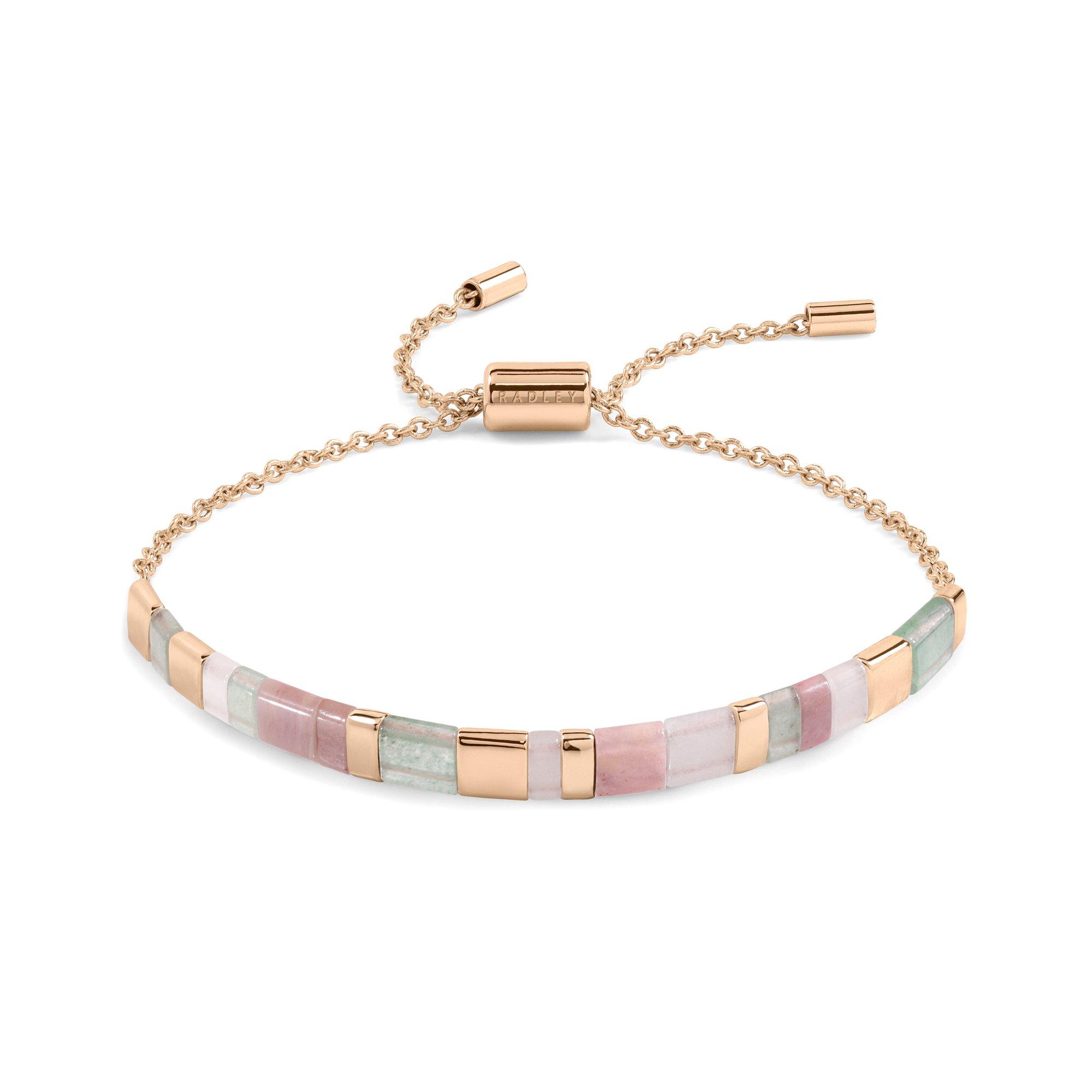 Gold - Radley - Radley 18ct R Gold Plate Stone Bracelet - 1