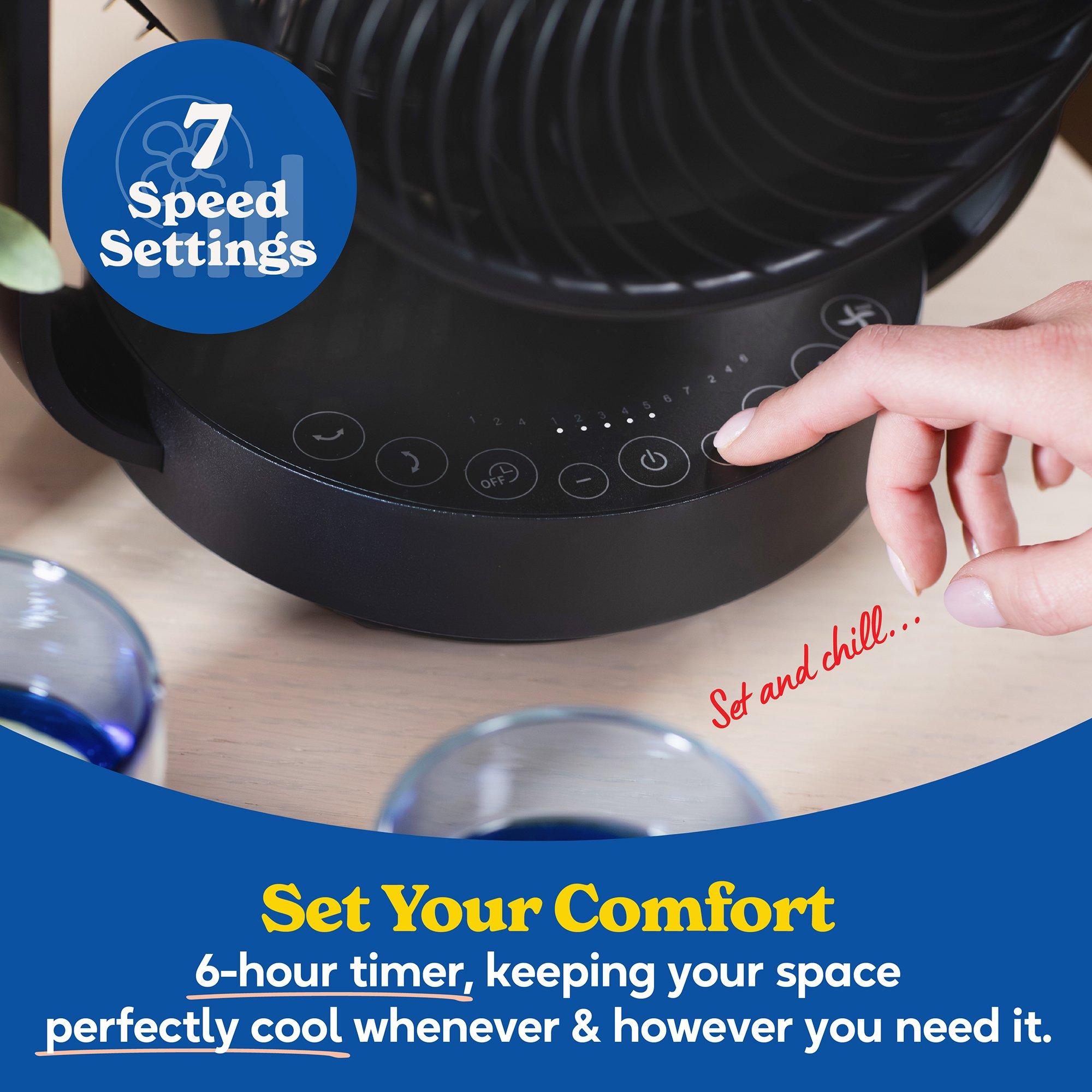 Black - Russell Hobbs - RHDCF1001B 9” Desktop Circulator Fan in Black - 4