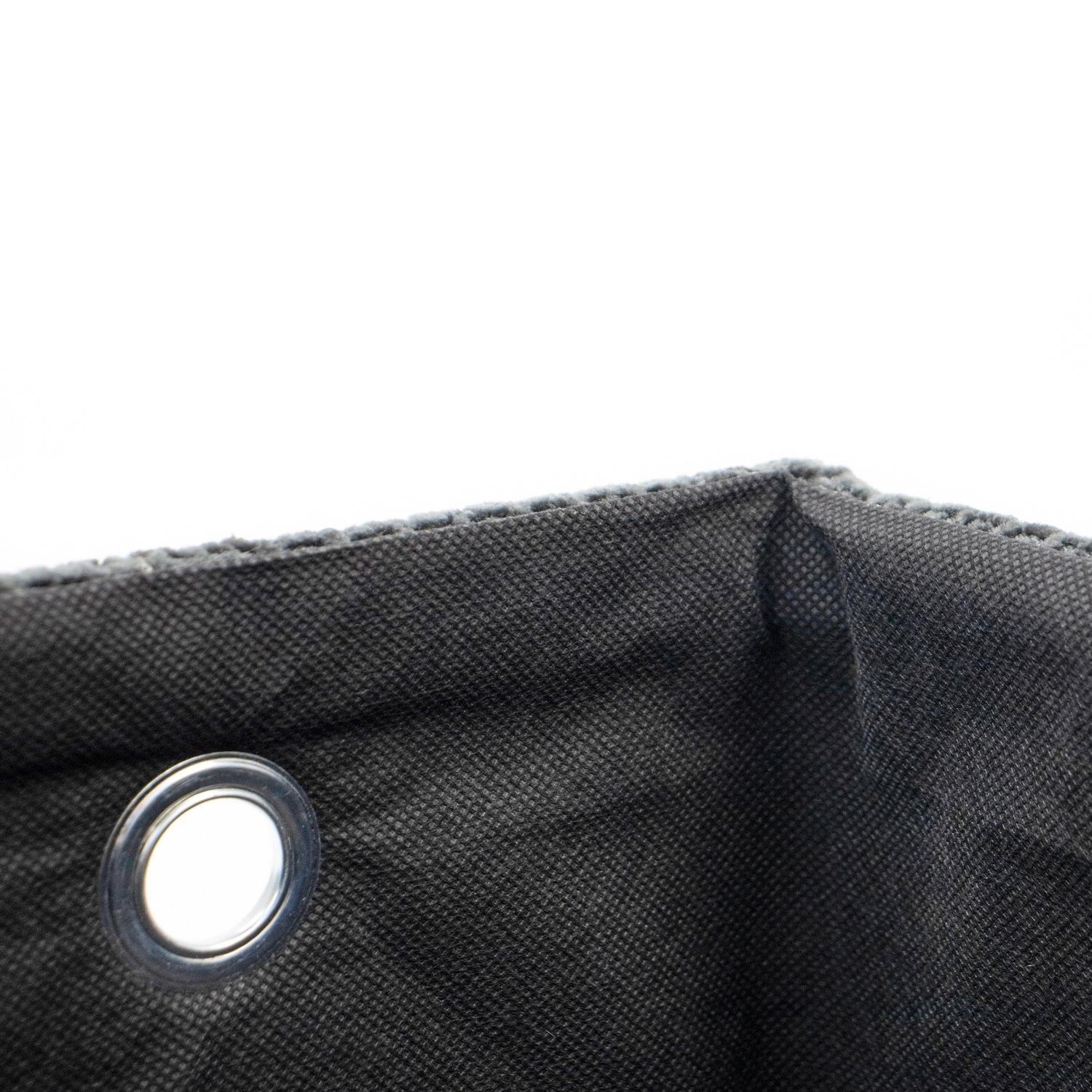 Black - JVL - Metro Set of 3 Rectangular Storage Baskets, Ho - 7