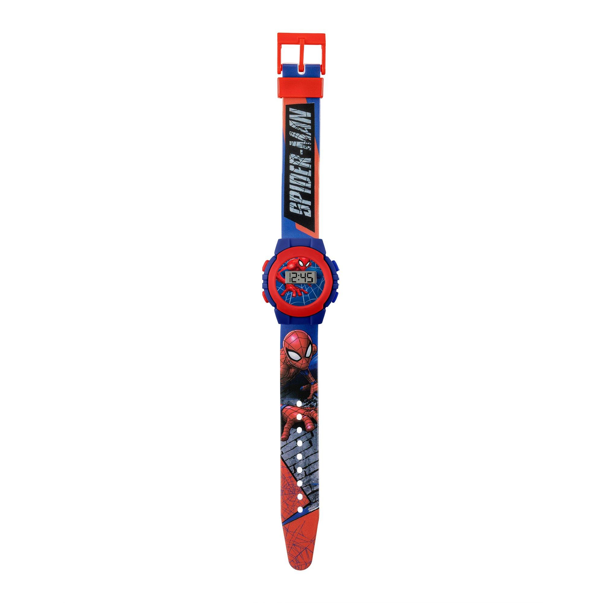 Blue - Spiderman - Spiderman Digital Strap Watch - 2