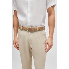 Boss Sash Woven Suede Belt