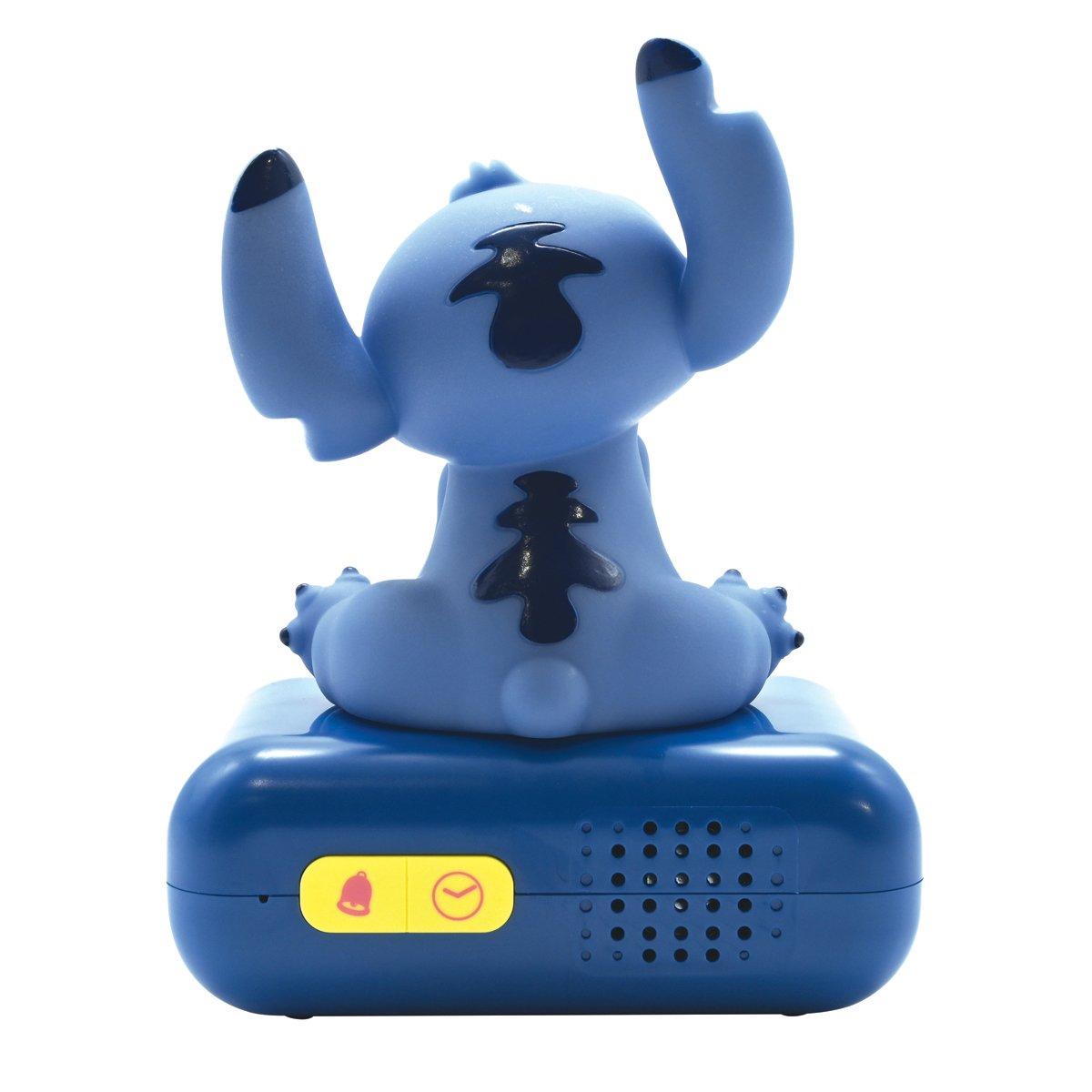 Multi - Lexibook - 3D Disney Stitch Childrens Clock with Night Light - 2