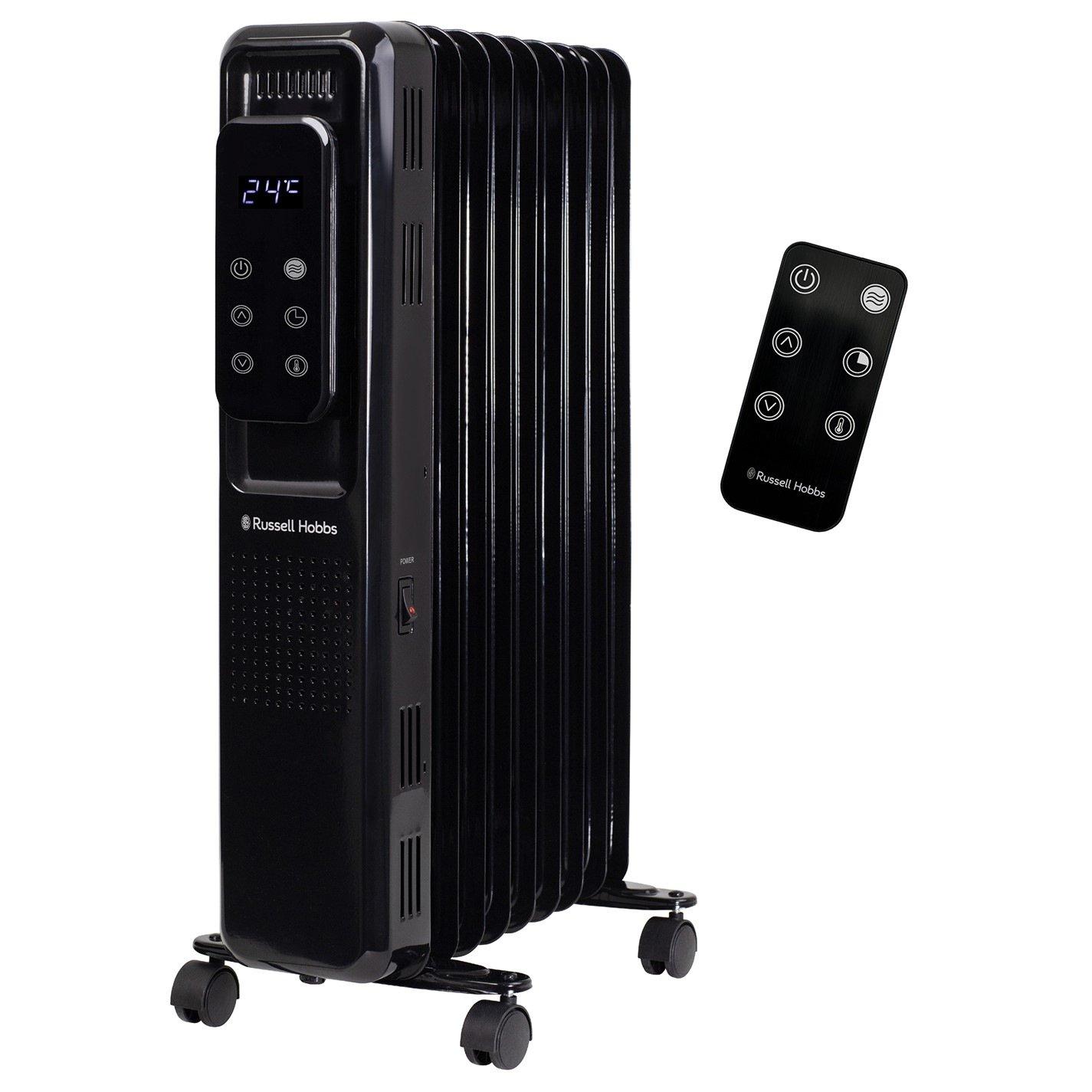 Black - Russell Hobbs - Russell Hobbs RHOFR2009B-D Oil Filled Radiator - 8