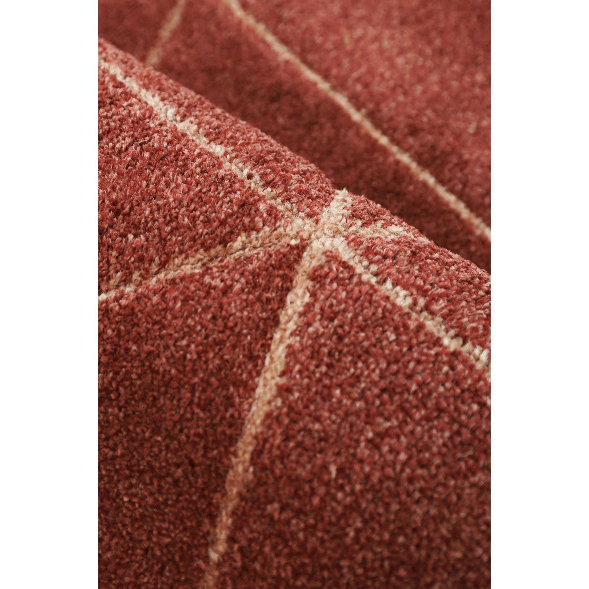 Red - Homemaker - Newport Capleton Rug Red - 5