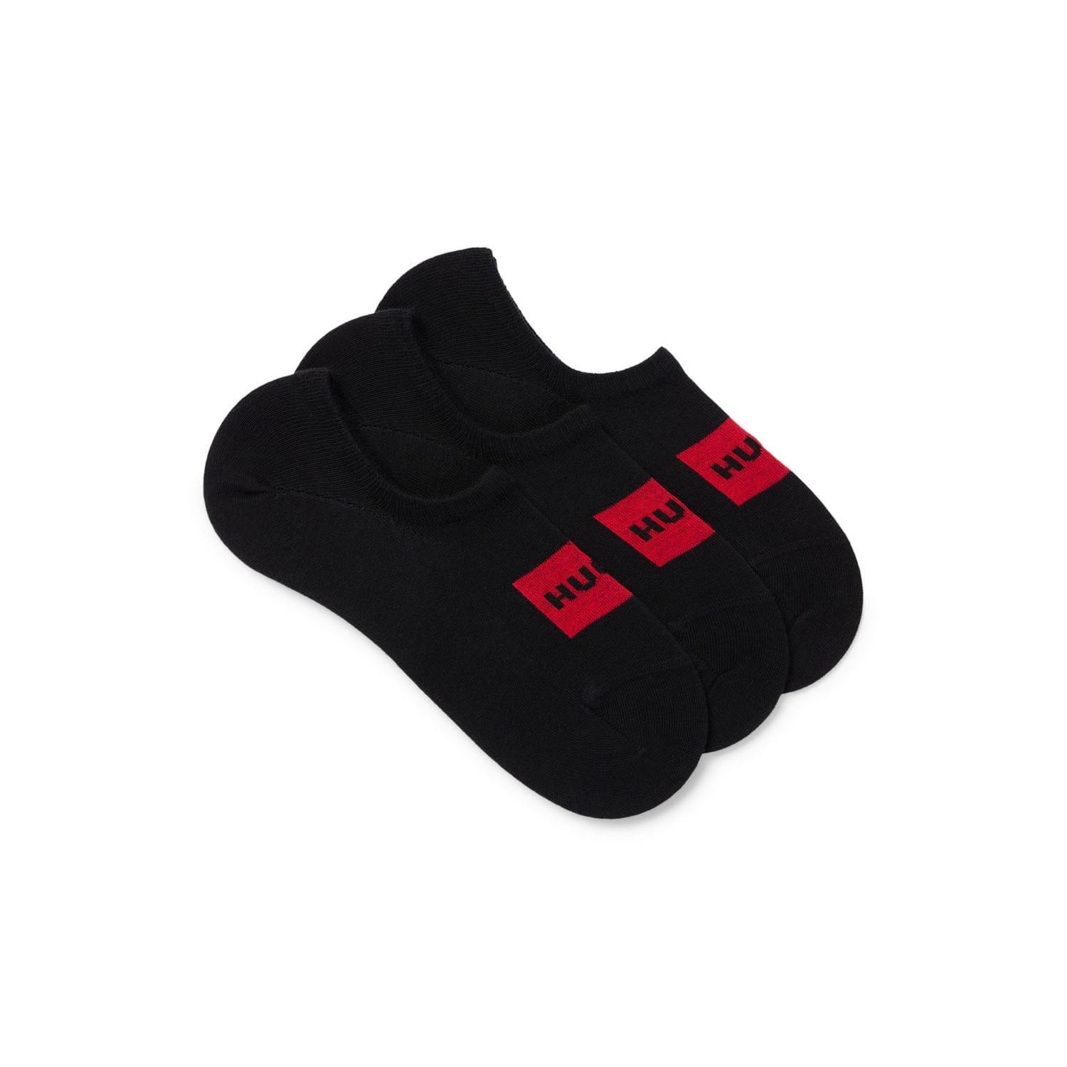 Black - Hugo - Hugo 3p Lc Label Cc 10251178 01 Crew Sock Mens - 1