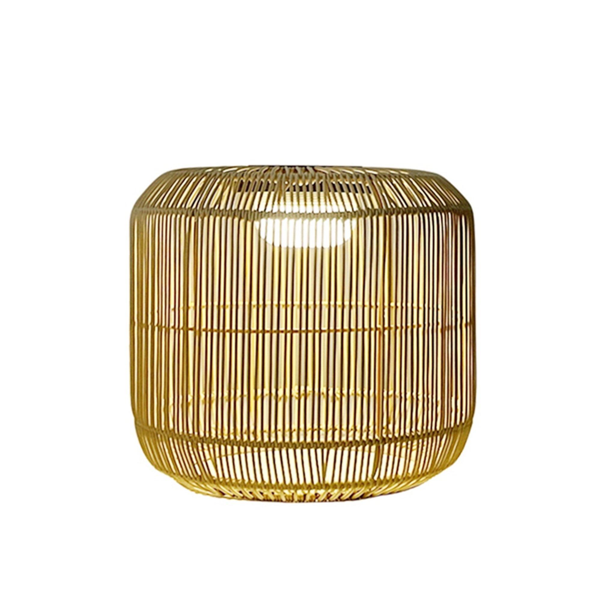 Natural - K Living - Rao Small Rattan Solar Rechargeable Lamp - 2