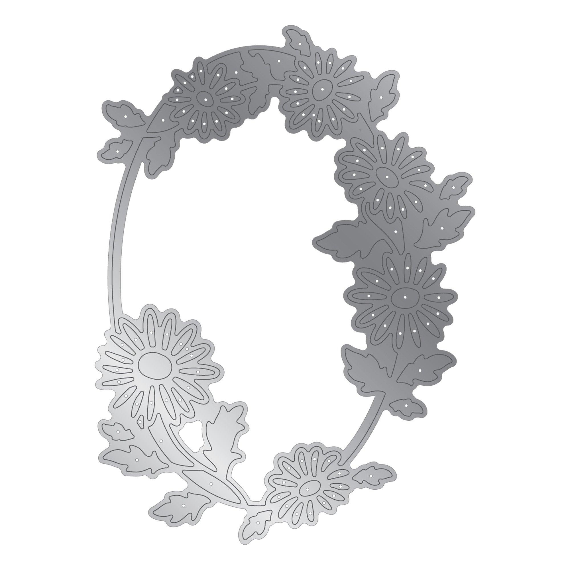 Multi - Crafters Companion - Stamp and Die Set - Live Life in Full Bloom - 2