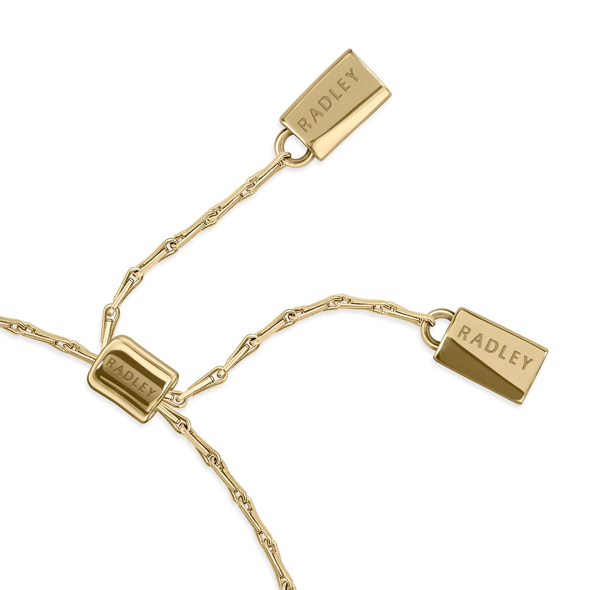 Gold - Radley - Radley 18ct Gold Plated Flower Bracelet - 3