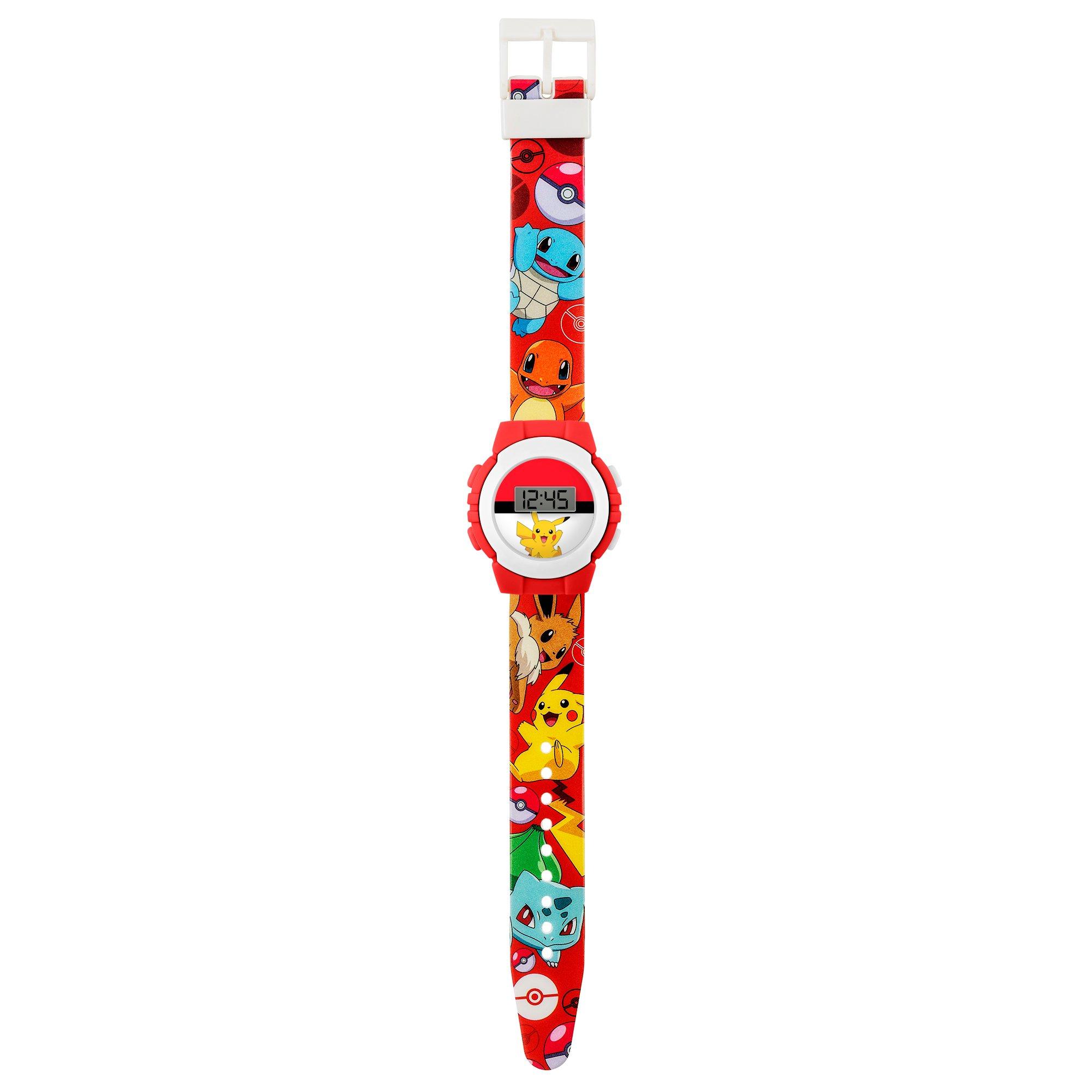 Red - Pokemon - Pokemon Digital Strap Watch - 2