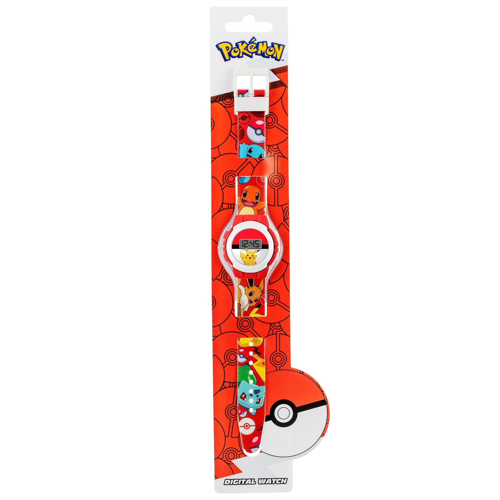 Red - Pokemon - Pokemon Digital Strap Watch - 3