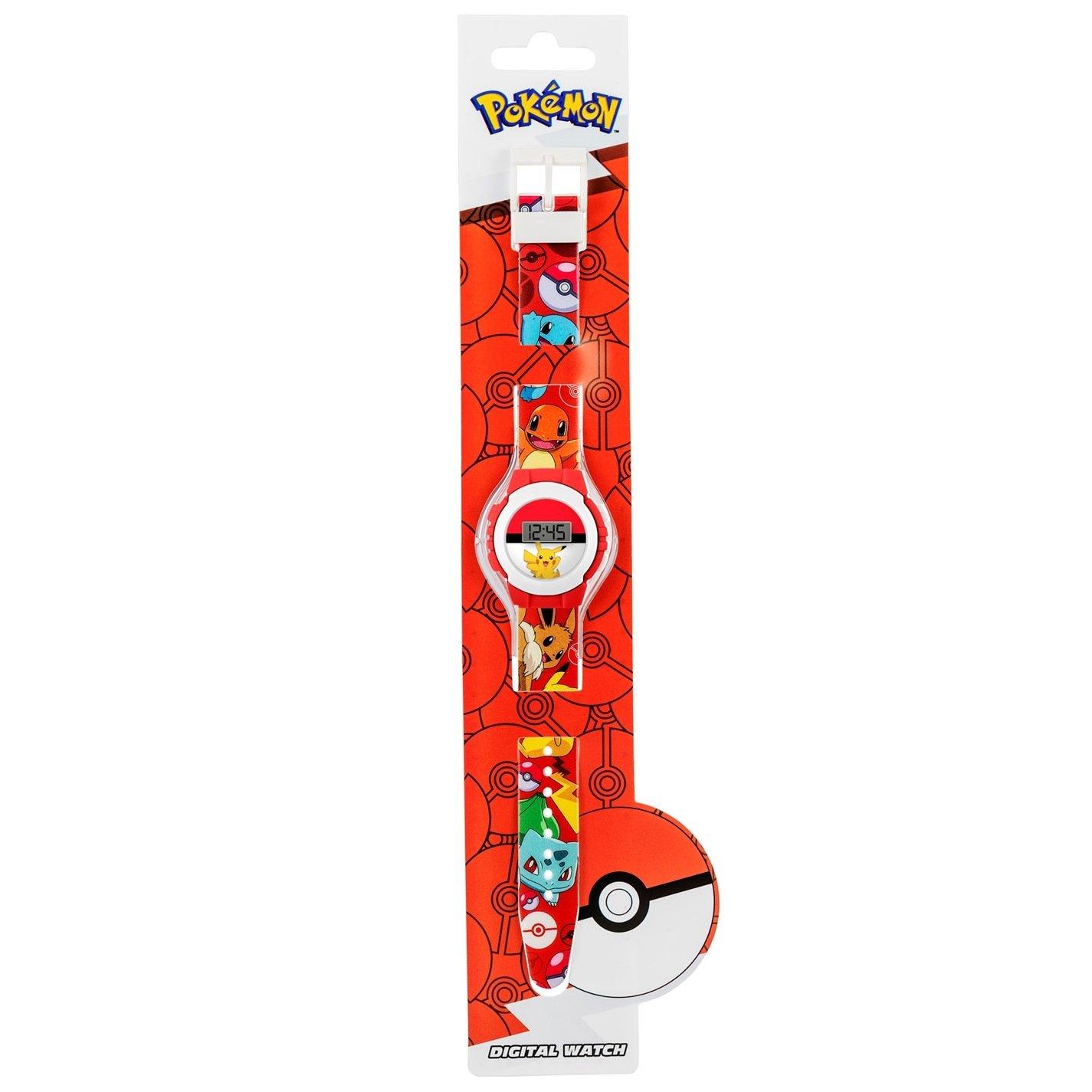 Red - Pokemon - Pokemon Digital Strap Watch - 5