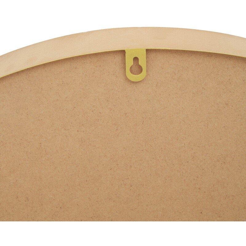 Gold White - Premier Housewares - Genova 60cm Dia Small Gold and White LED Wall Cloc - 5