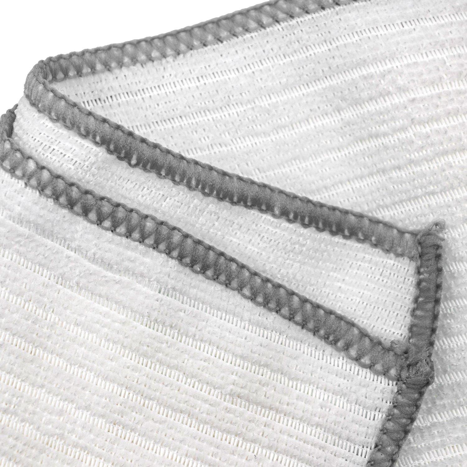 Grey - JVL - JVL Microfibre Cleaning Cloth - White/Grey - 2