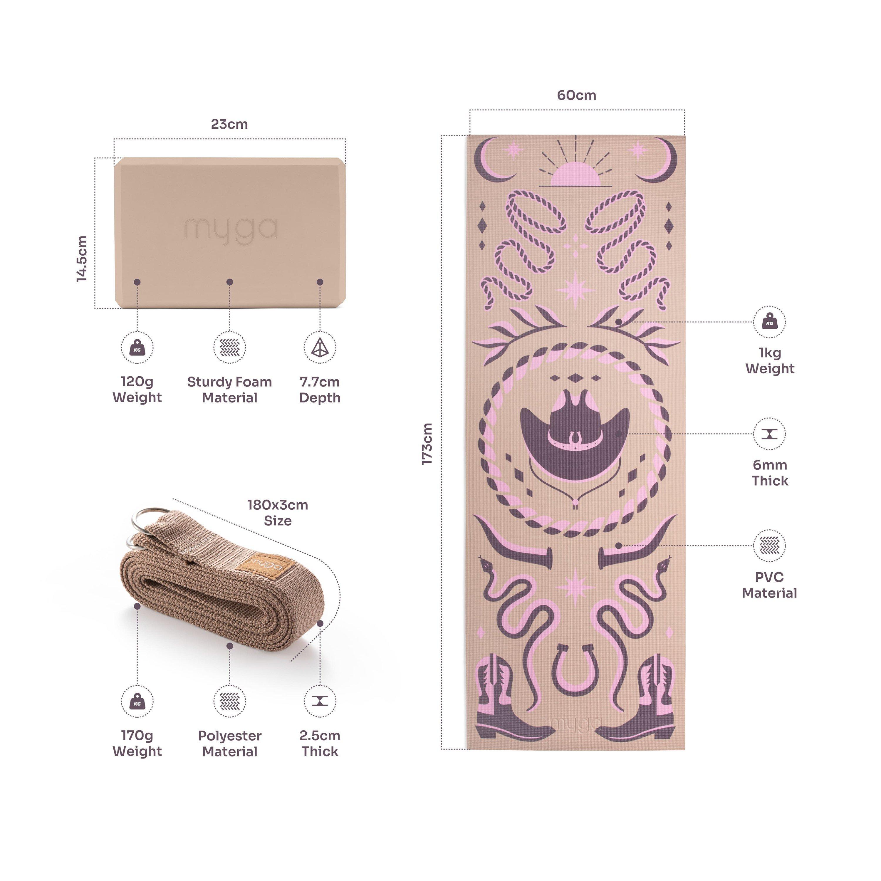 Cow Girl - Myga - Printed Yoga Starter Kit - 2