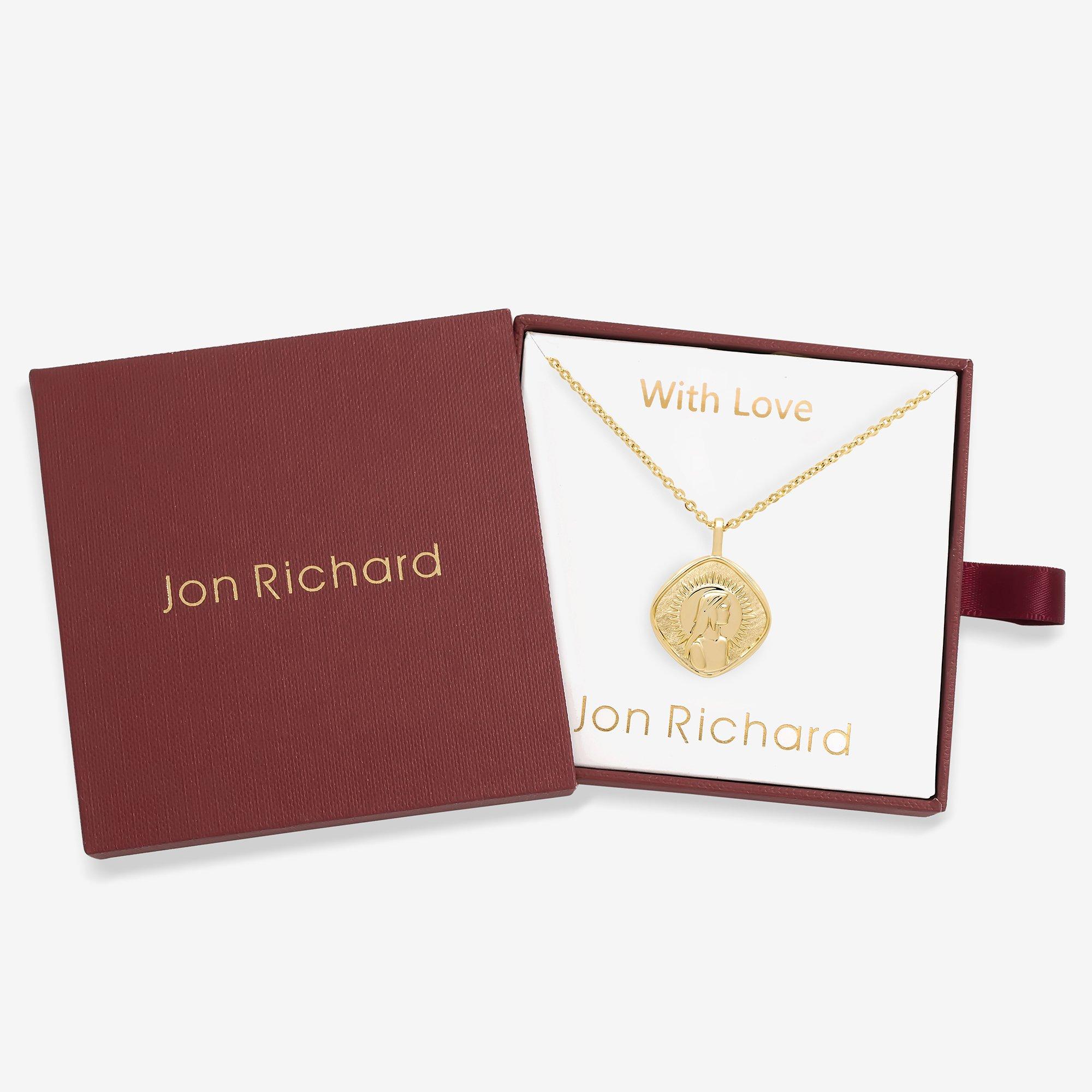 Gold - Jon Richard - Gold Plated Molten Horoscope Necklace - Virgo - 1